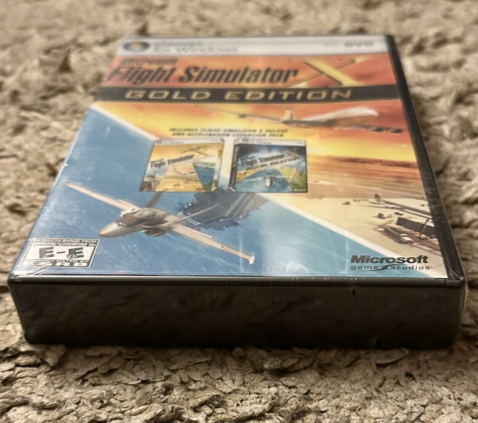 Microsoft Flight Simulator X Gold Edition Acceleration Expansion PC, 2008 SEALED