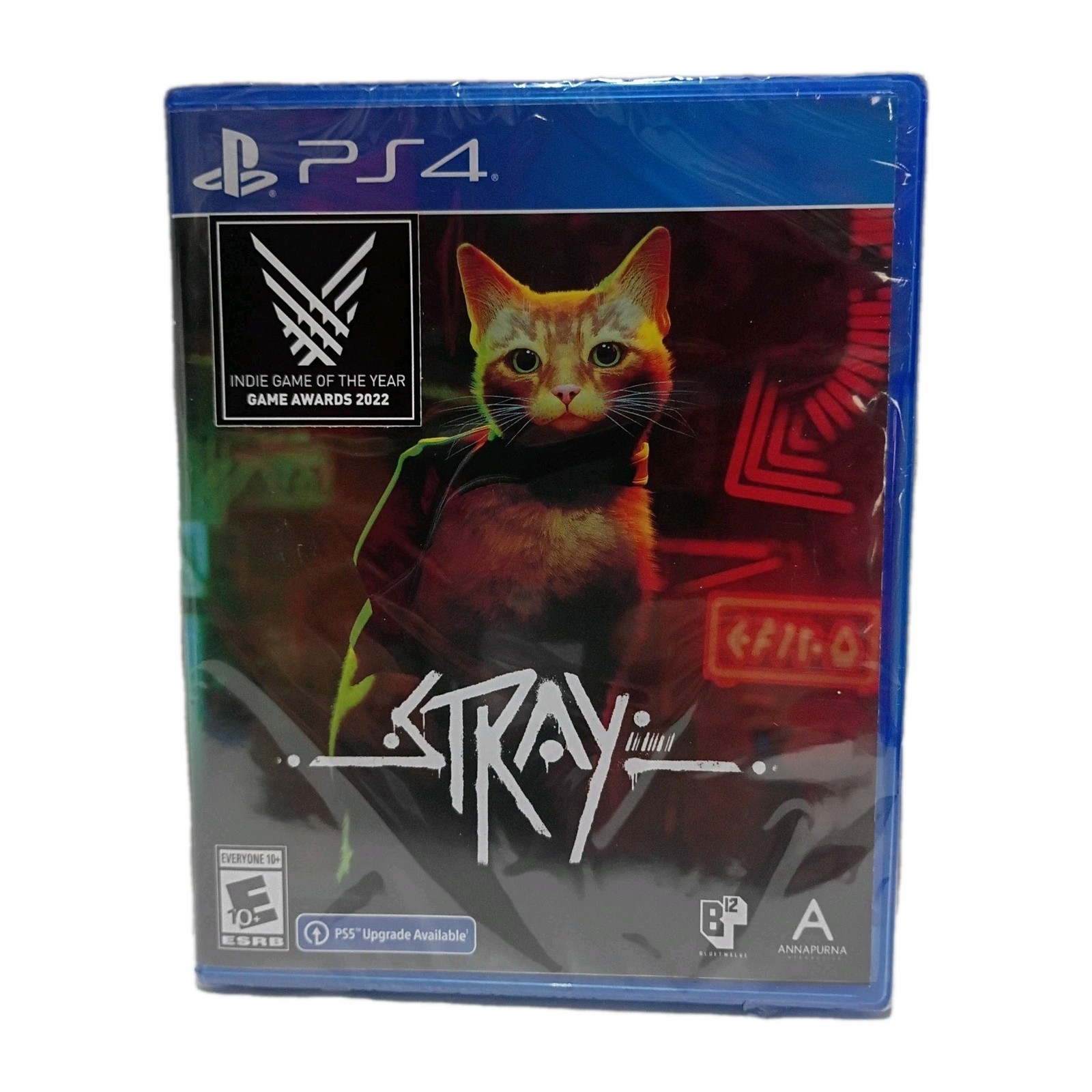 Stray PS4 iam8bit Exclusive Edition w Available PS5 Upgrade Brand New Sealed