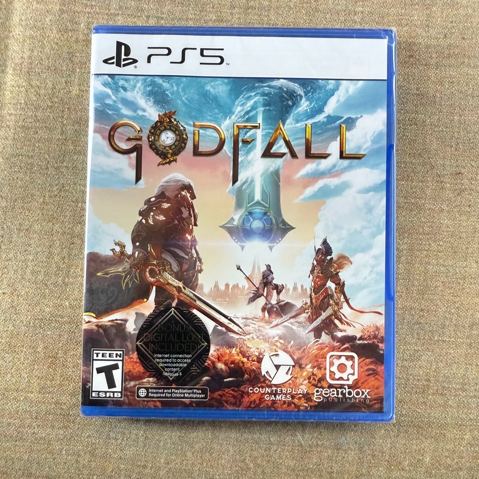 Godfall PS5 Factory Sealed Action RPG Gearbox Counterplay New Game