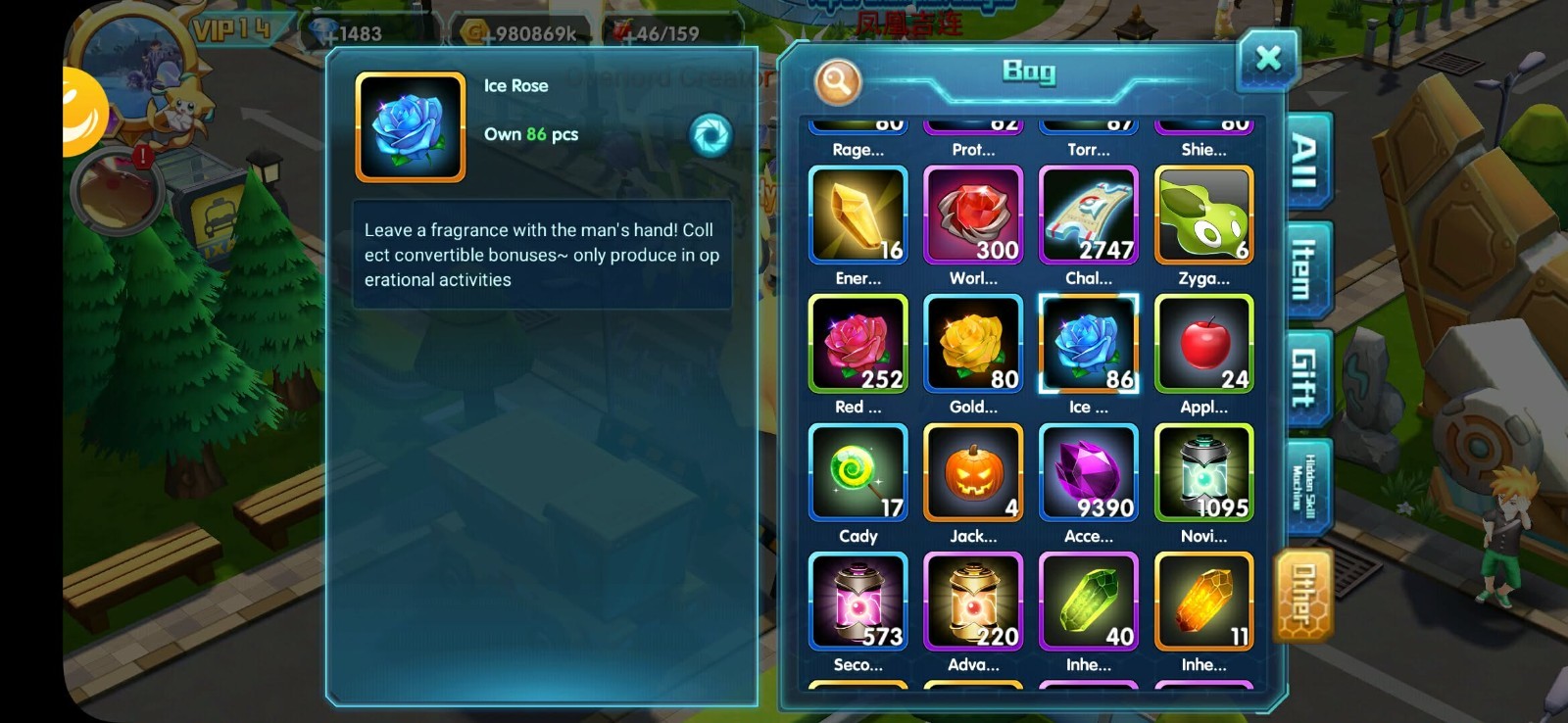 Pokeland Legend VIP14 Account w/ 200 OL Eternatus Shard & 150 Eternatus Shards