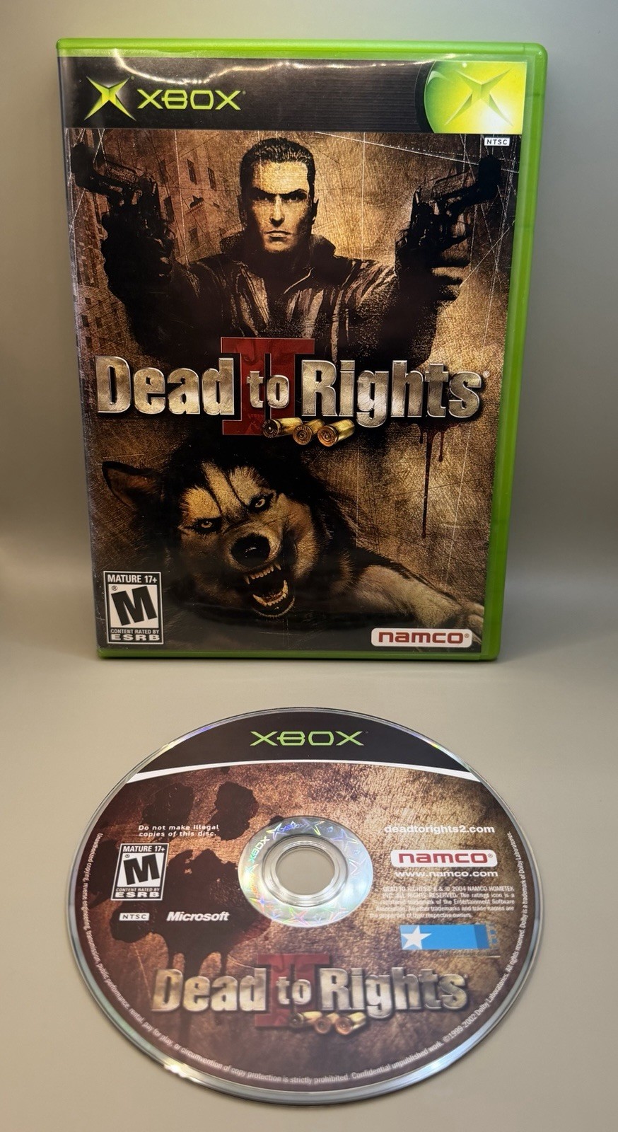 Dead to Rights II (Microsoft Xbox, 2005) CIB Complete