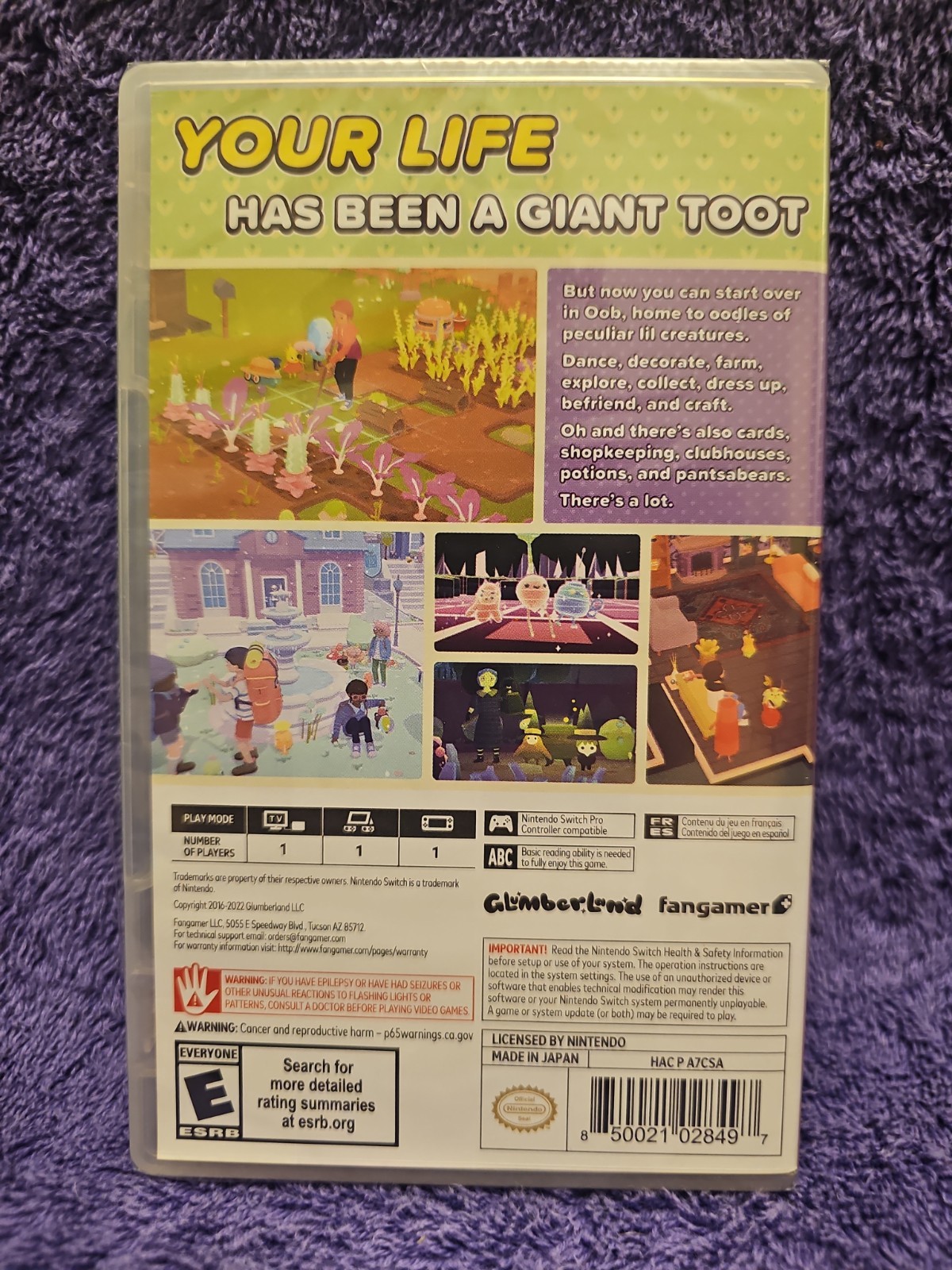 Ooblets Nintendo Switch Brand New Sealed Fan Gamer