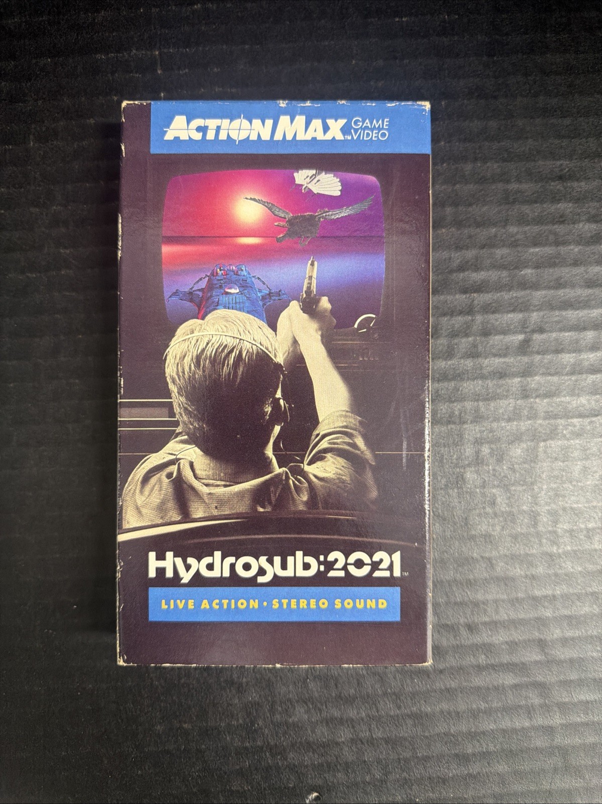 Hydrosub 2021 VHS Video Game By Action Max With Sleeve – Very Rare Released 1987