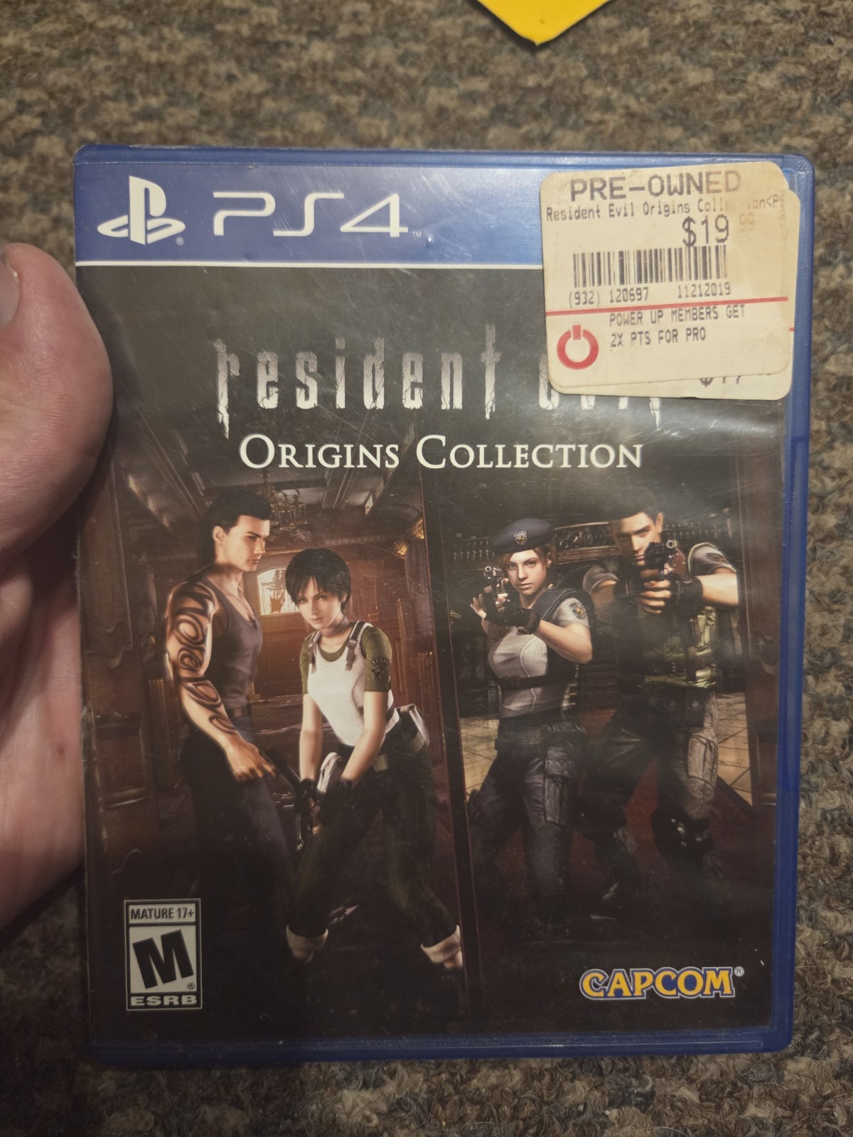 Resident Evil Origins Collection (PlayStation 4, 2016) Game And Case. Works