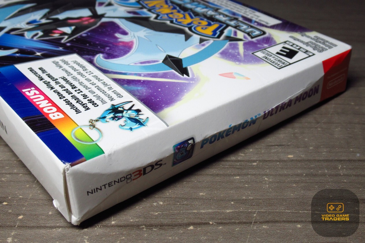 Pokemon Ultra Moon 1ST PRINT w/ Keychain (Nintendo 3DS, 2017) NEW! – RARE!