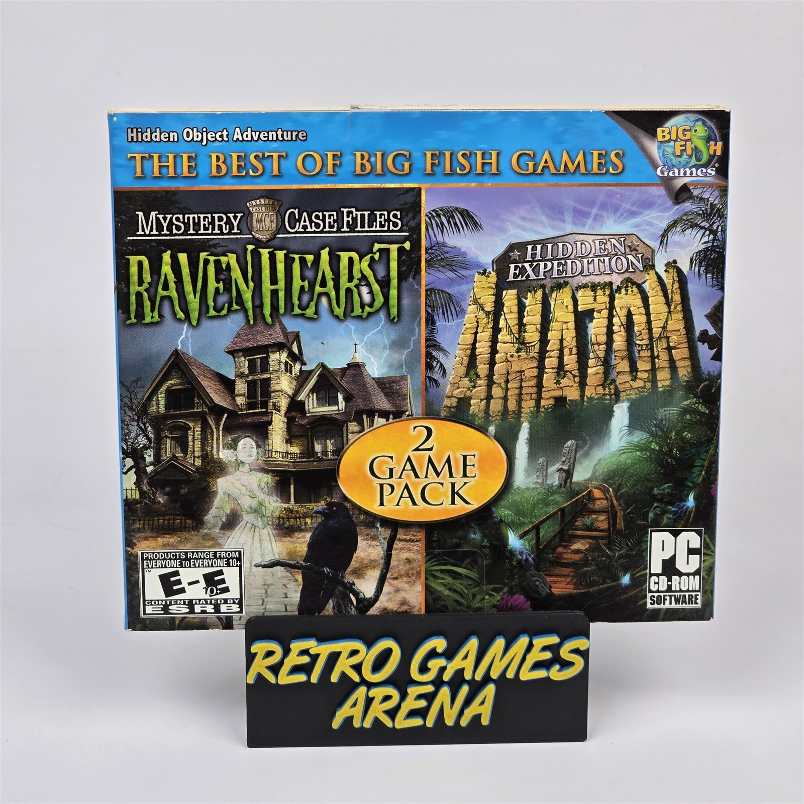 Ravenhearst + Hidden Expedition Amazon (PC CD-ROM) Jewel CIB COMPLETE