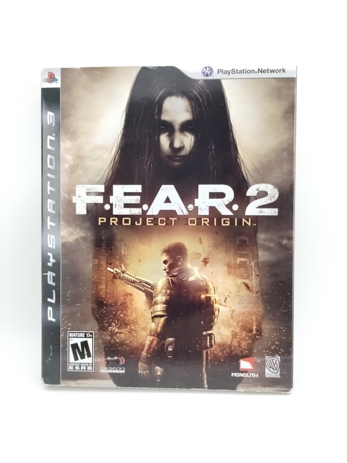 FEAR 2 Project Origin w. Cover Slip PS3 Sony PlayStation 3 2009