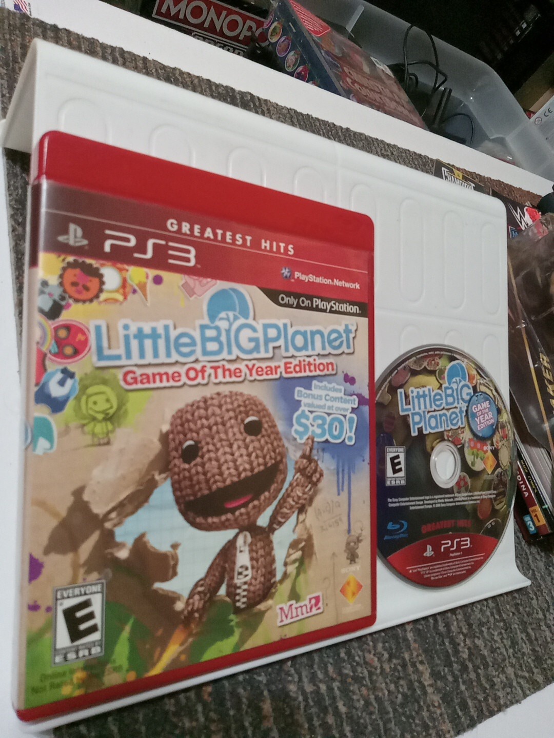 Little Big Planet Game Of The Year ED. PS3 Sony PlayStation 3 TESTED NO MANUAL