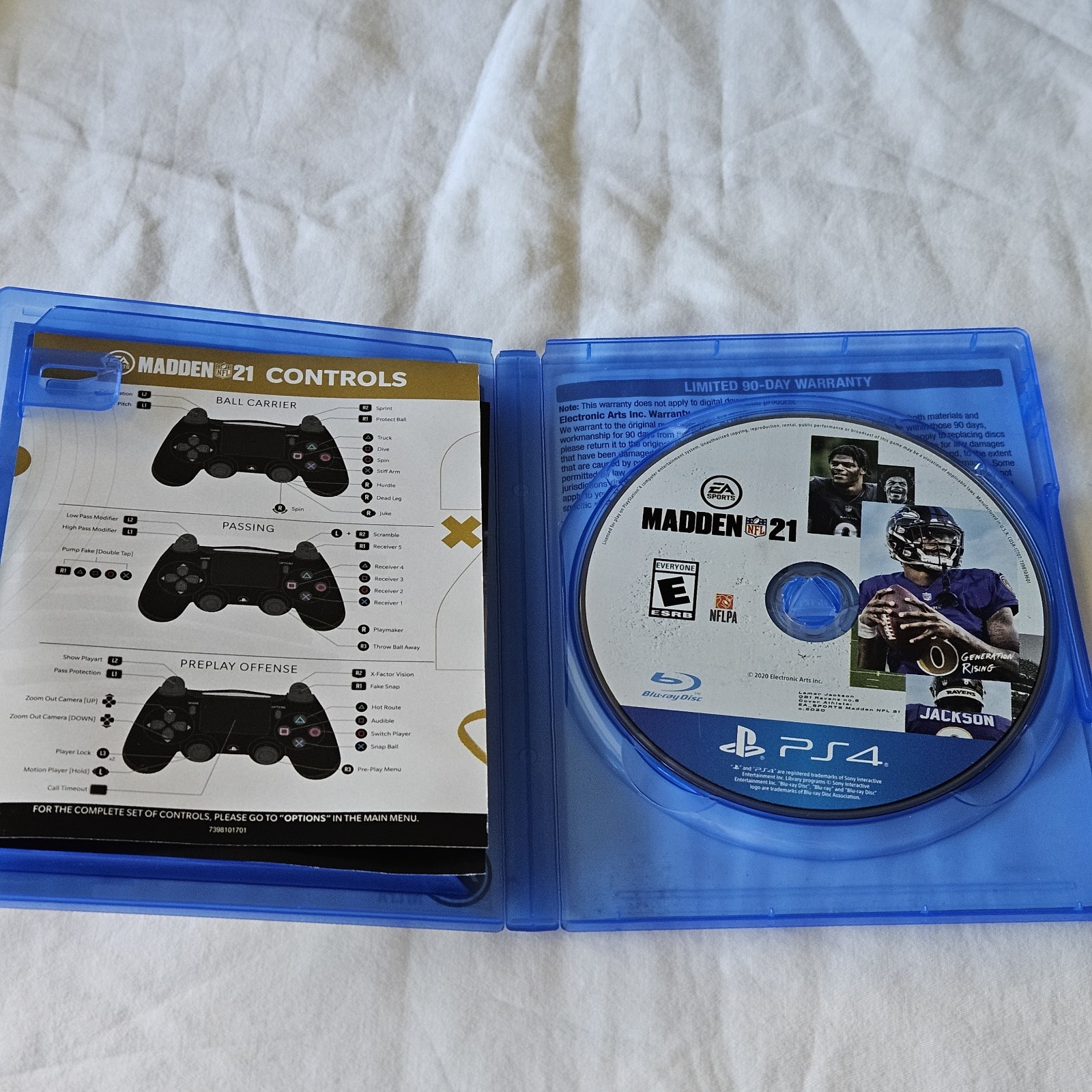 PS4 LOT of 5 Madden NFL 15 18 19 20 21 Football Game Sony PlayStation 4 CIB