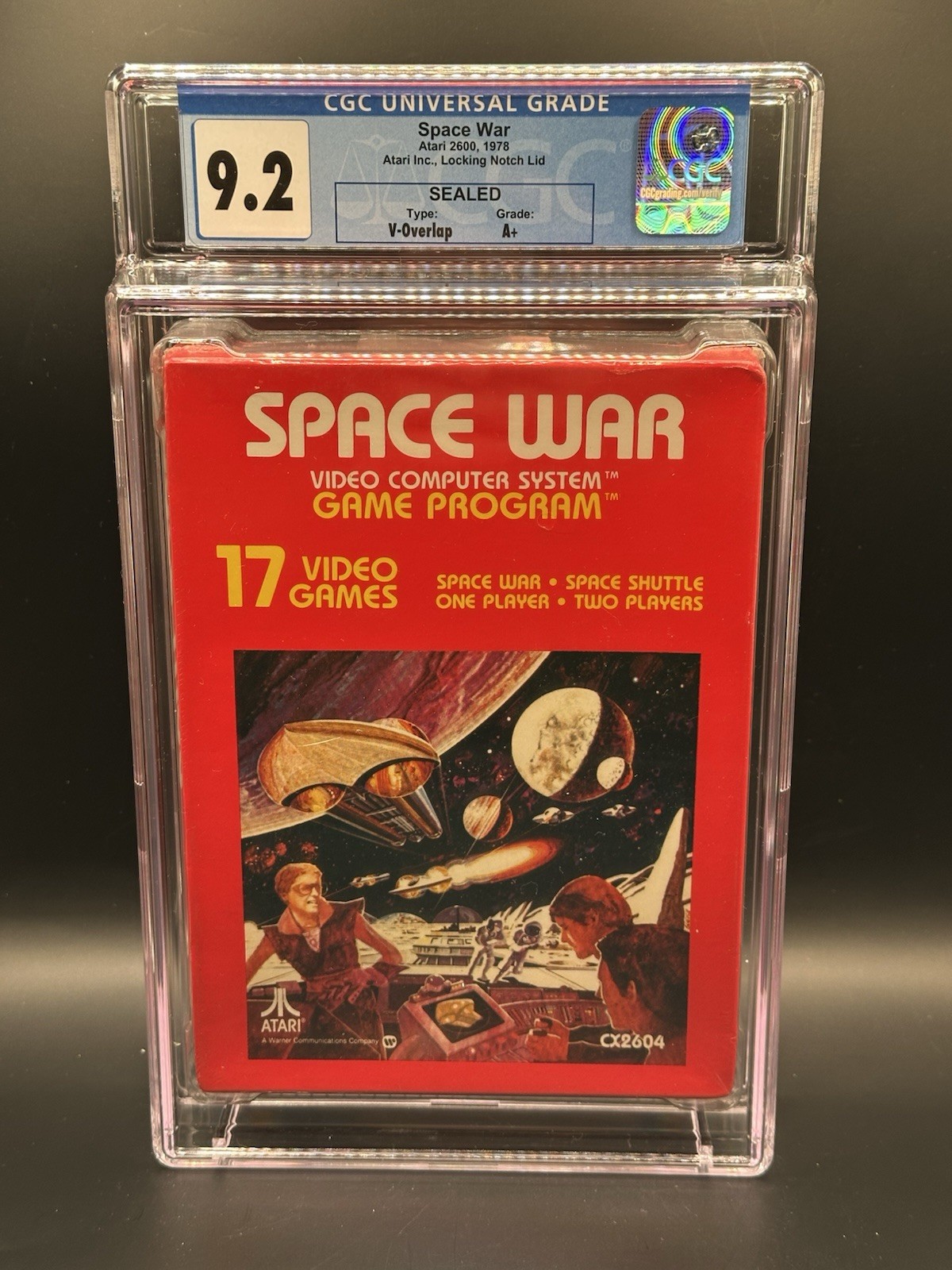 Atari 2600 – Space War 9.2 A+ – Rare High Grade – Sealed – New – CGC