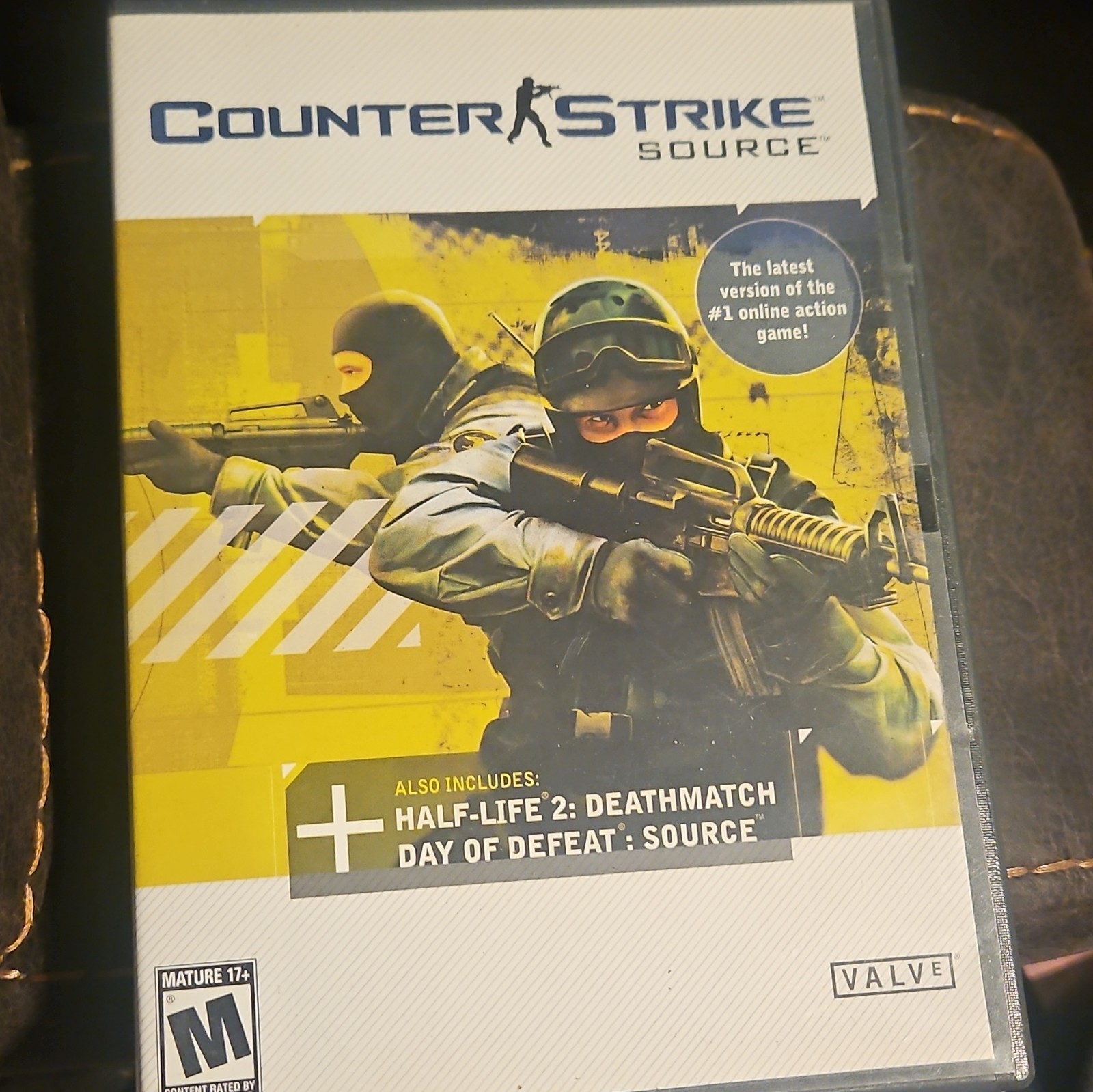 Counter Strike: Source (PC CD-ROM Game, 2005) 4 Disc Set Complete CIB