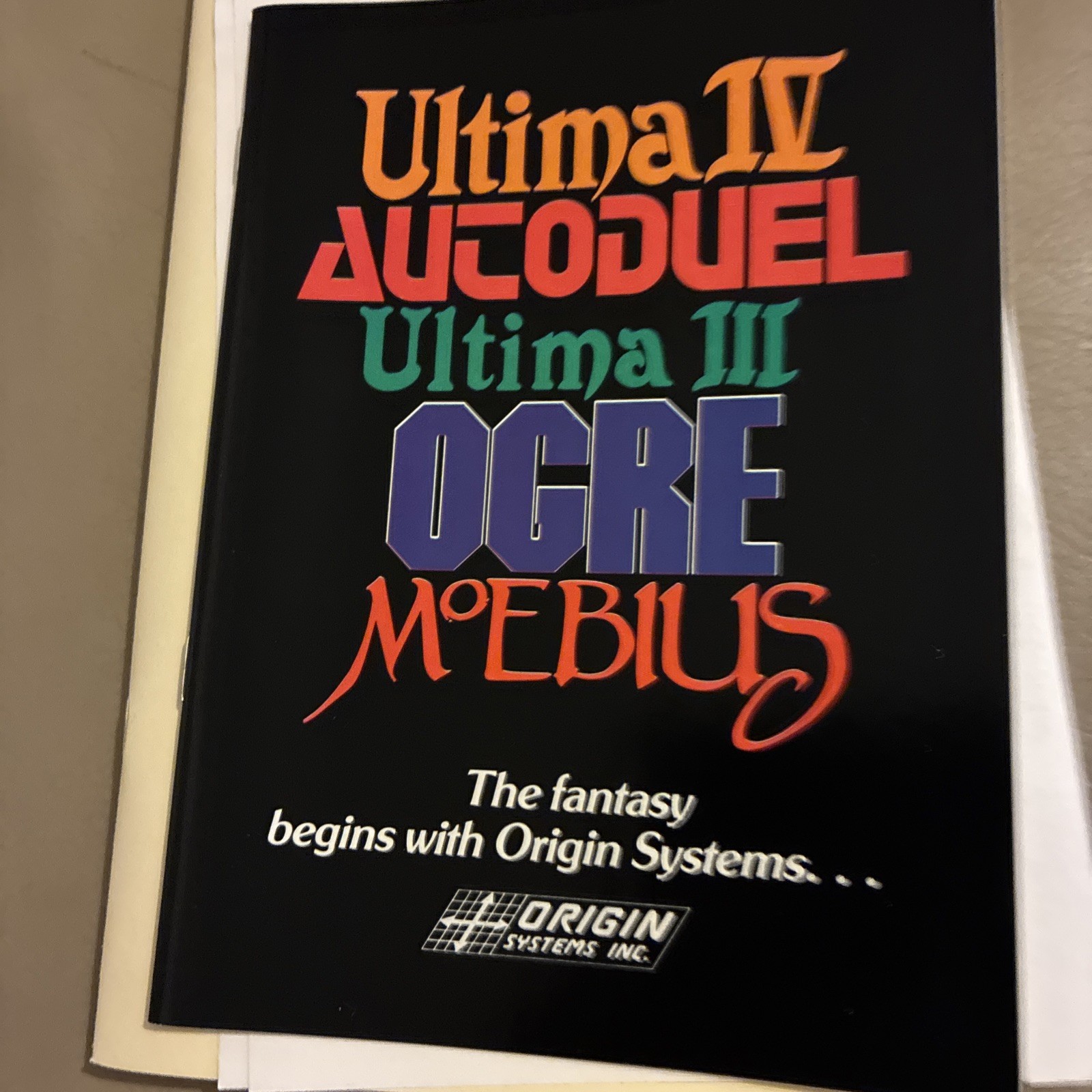 Moebius: The Orb of Celestial Harmony (Macintosh, 1987) ORIGIN – NO DISK