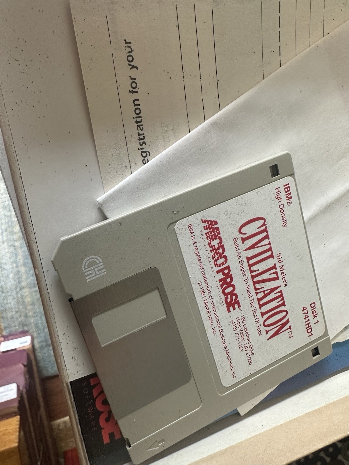 Sid Meier’s Civilization (Commodore Amiga, 1992)