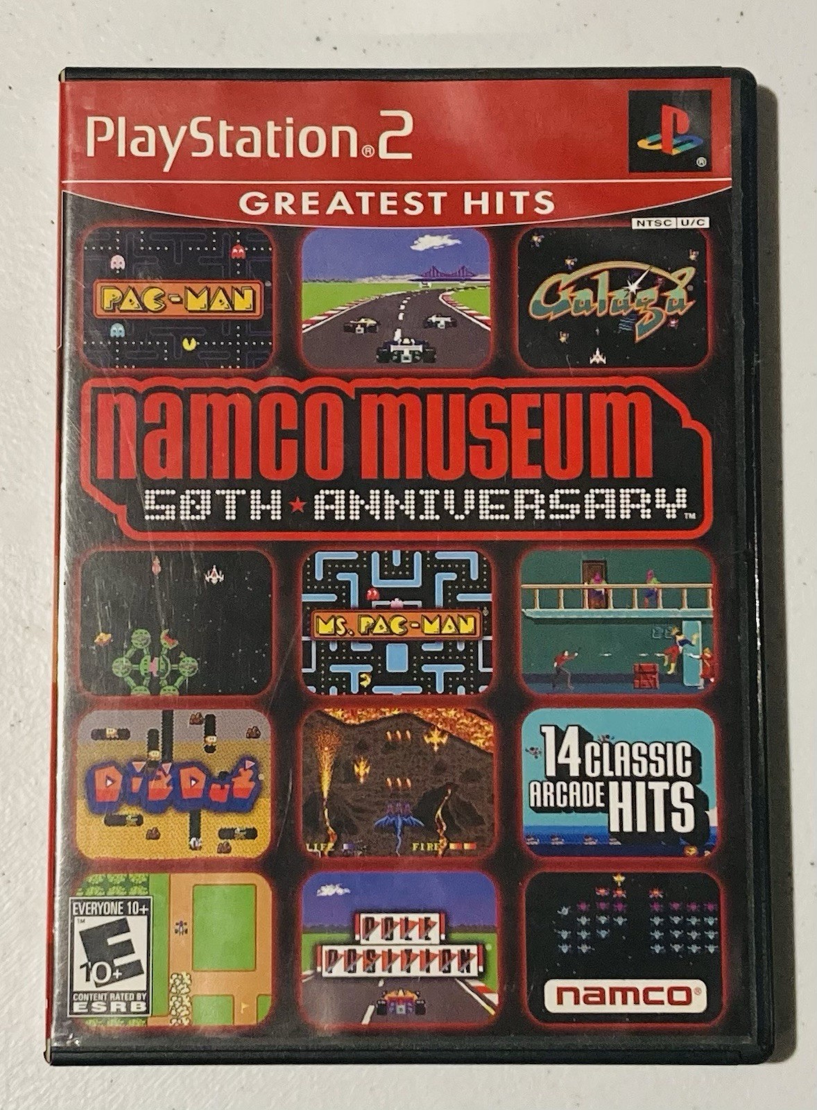 PS2 Playstation 2001 – Namco Museum: 50th Anniversary w/ Box & Manual (Works)