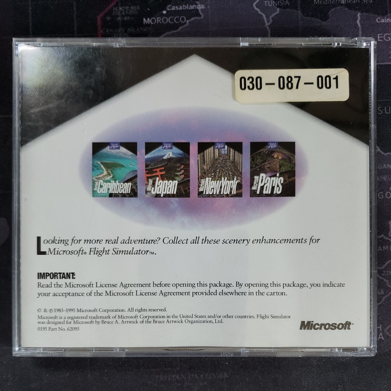 Microsoft Flight Simulator 5.1-MS-DOS PC CD-ROM-Microsoft Home