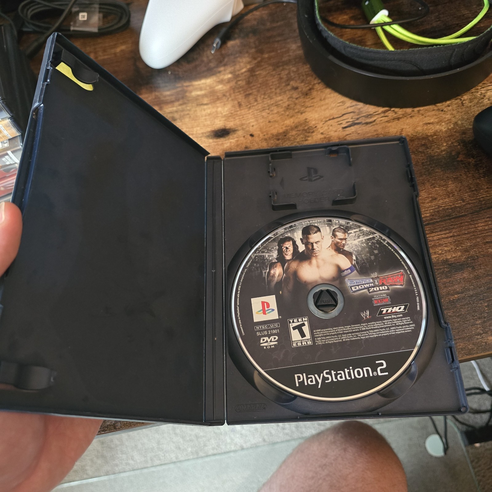 THQ WWE SmackDown vs. Raw 2010 (PS2) Just Game In A Case.
