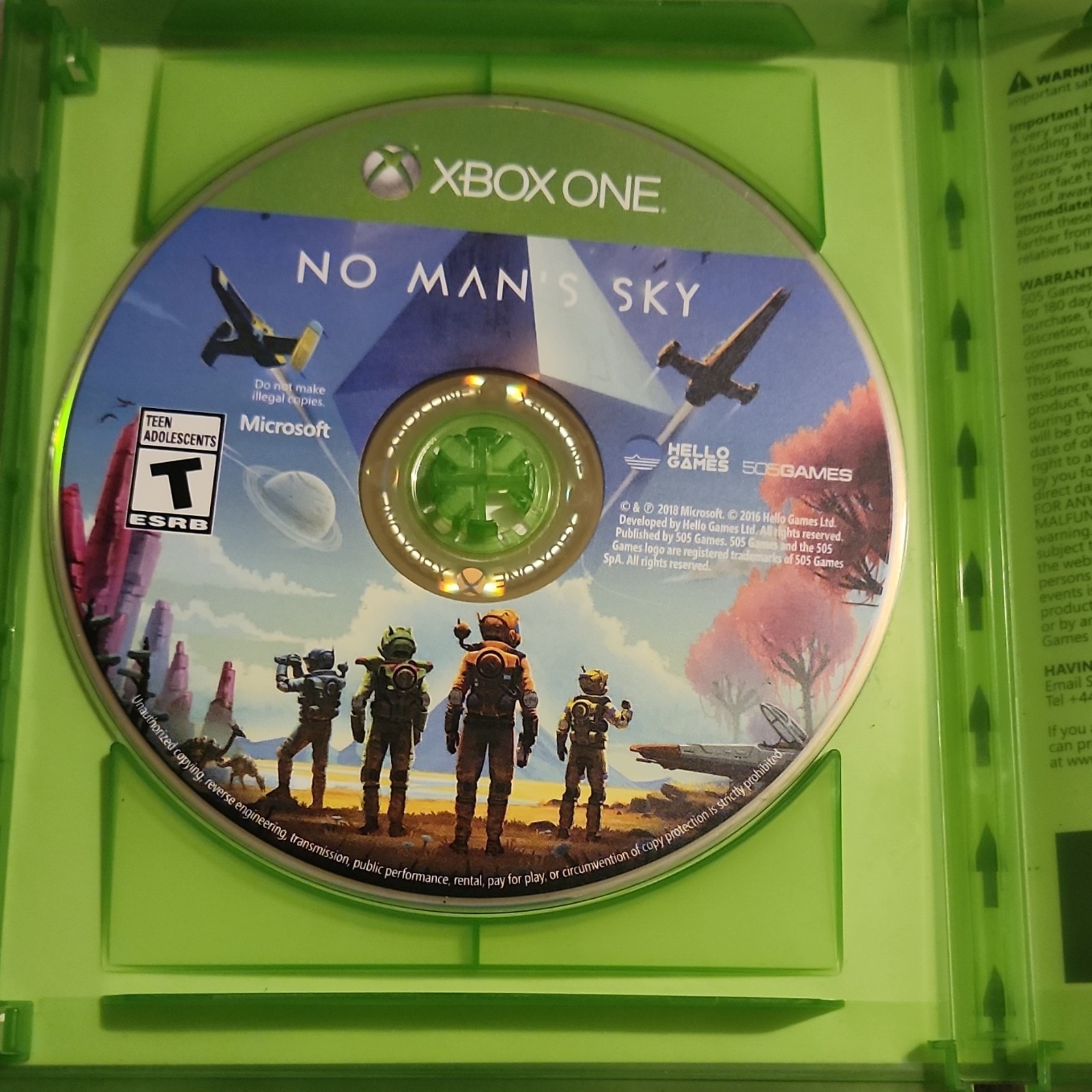 505 Games No Man’s Sky Microsoft Xbox One 2018 NTSC-U/C