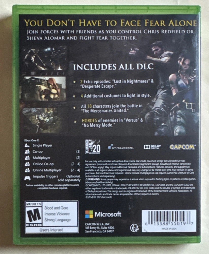 Resident Evil 5 – Microsoft Xbox One