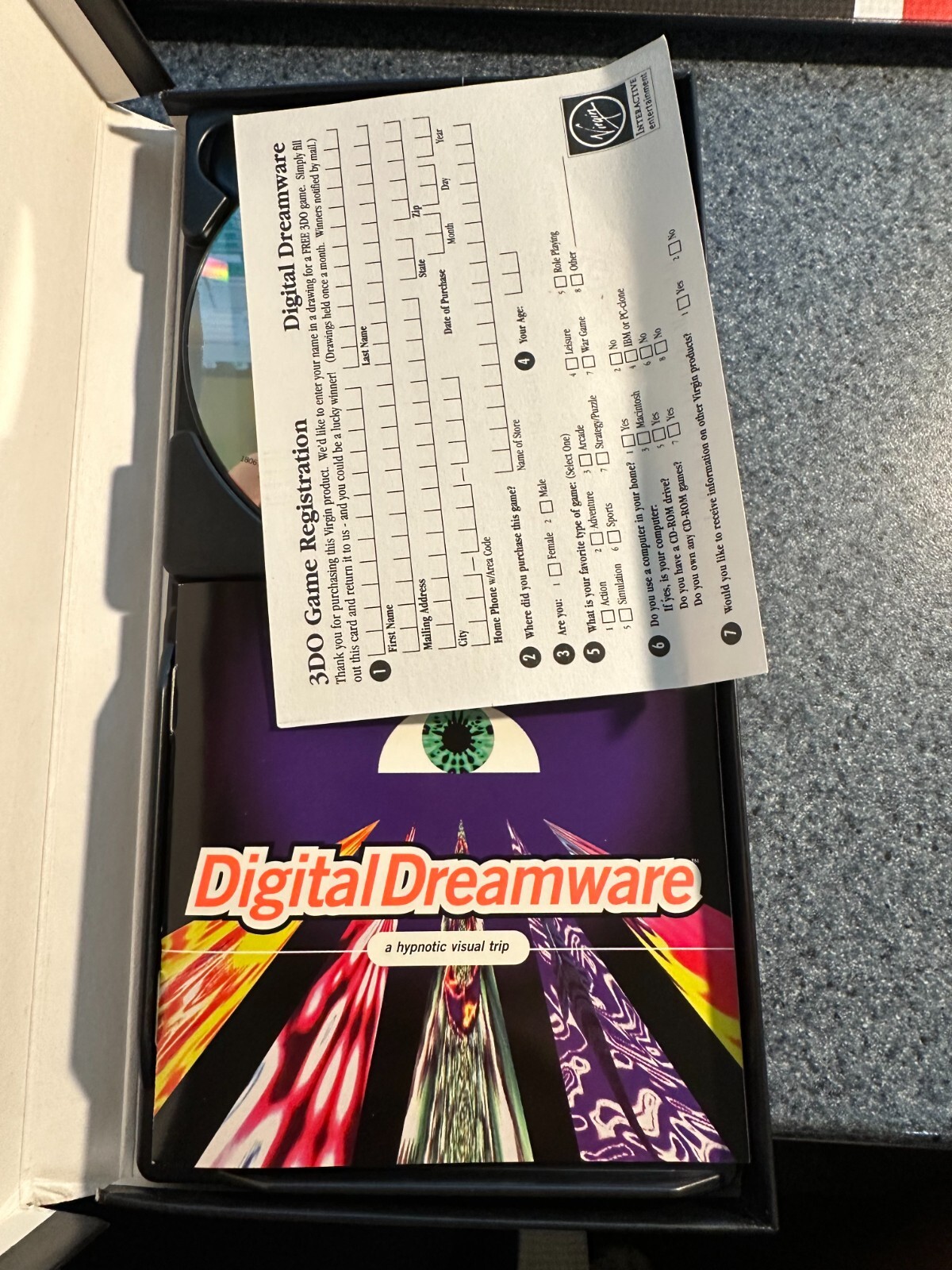 Digital Dreamware: A Hypnotic Visual Trip – 3DO – Complete in Box (CIB)