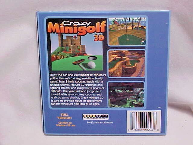 Gamesoft PC Game – Crazy Minigolf 3D