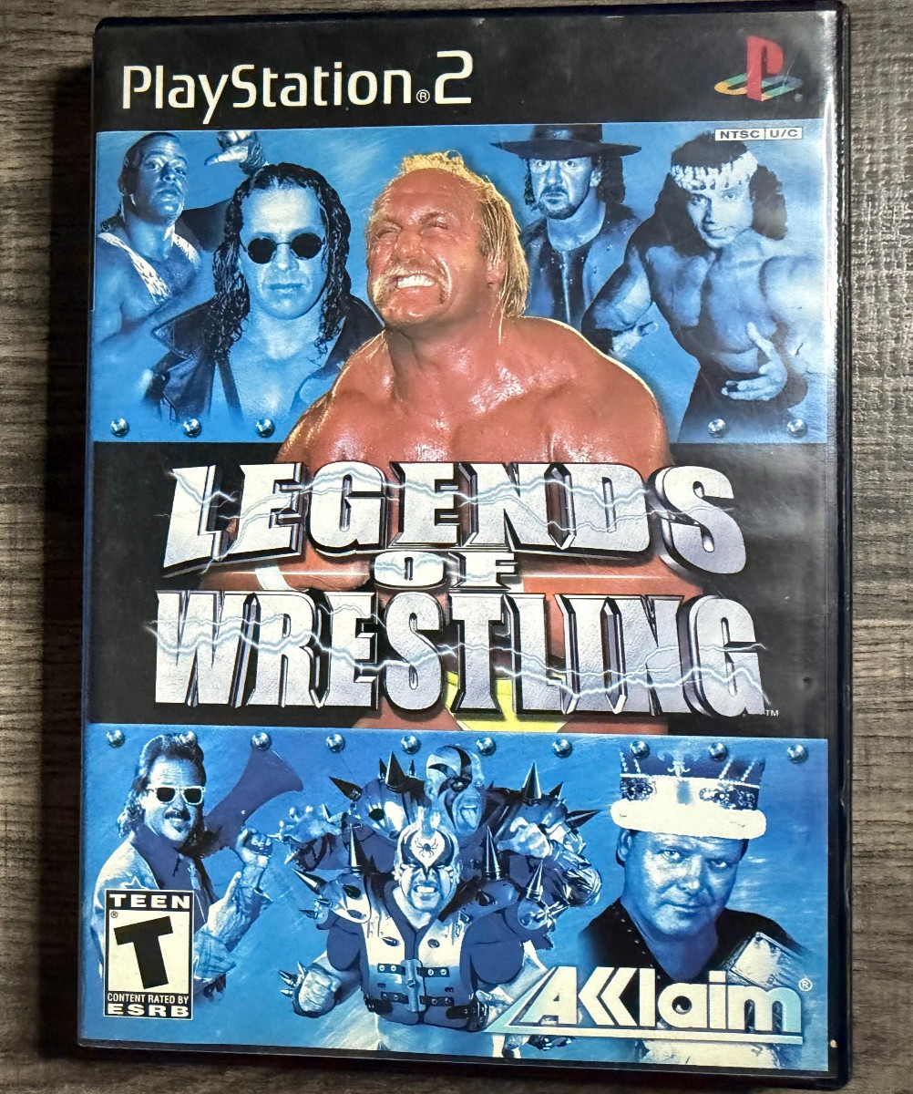 Legends of Wrestling – Sony PS2 – Acclaim – Acceptable Condition