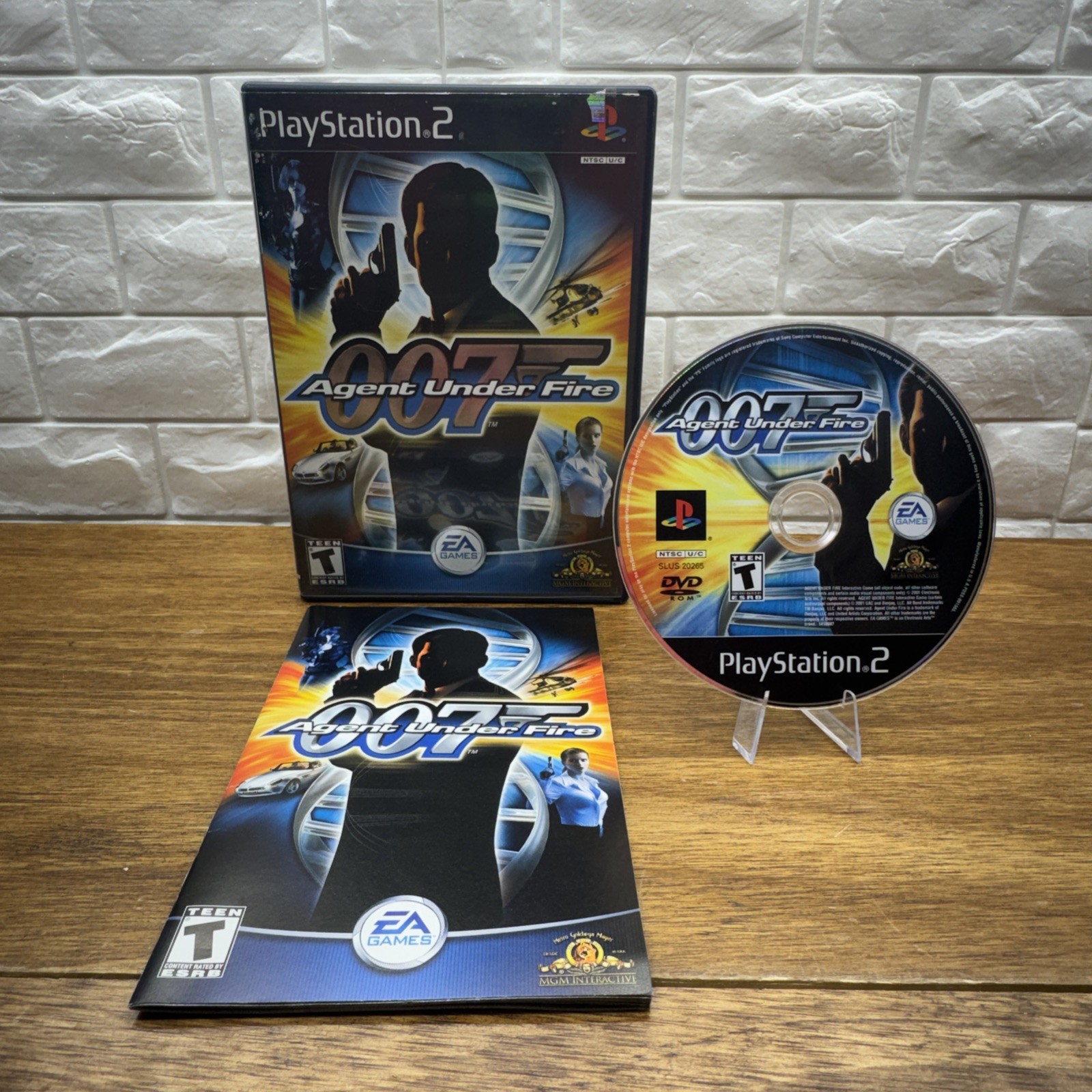 James Bond 007: Agent Under Fire (PlayStation 2, 2002) CIB Refurbished Tested