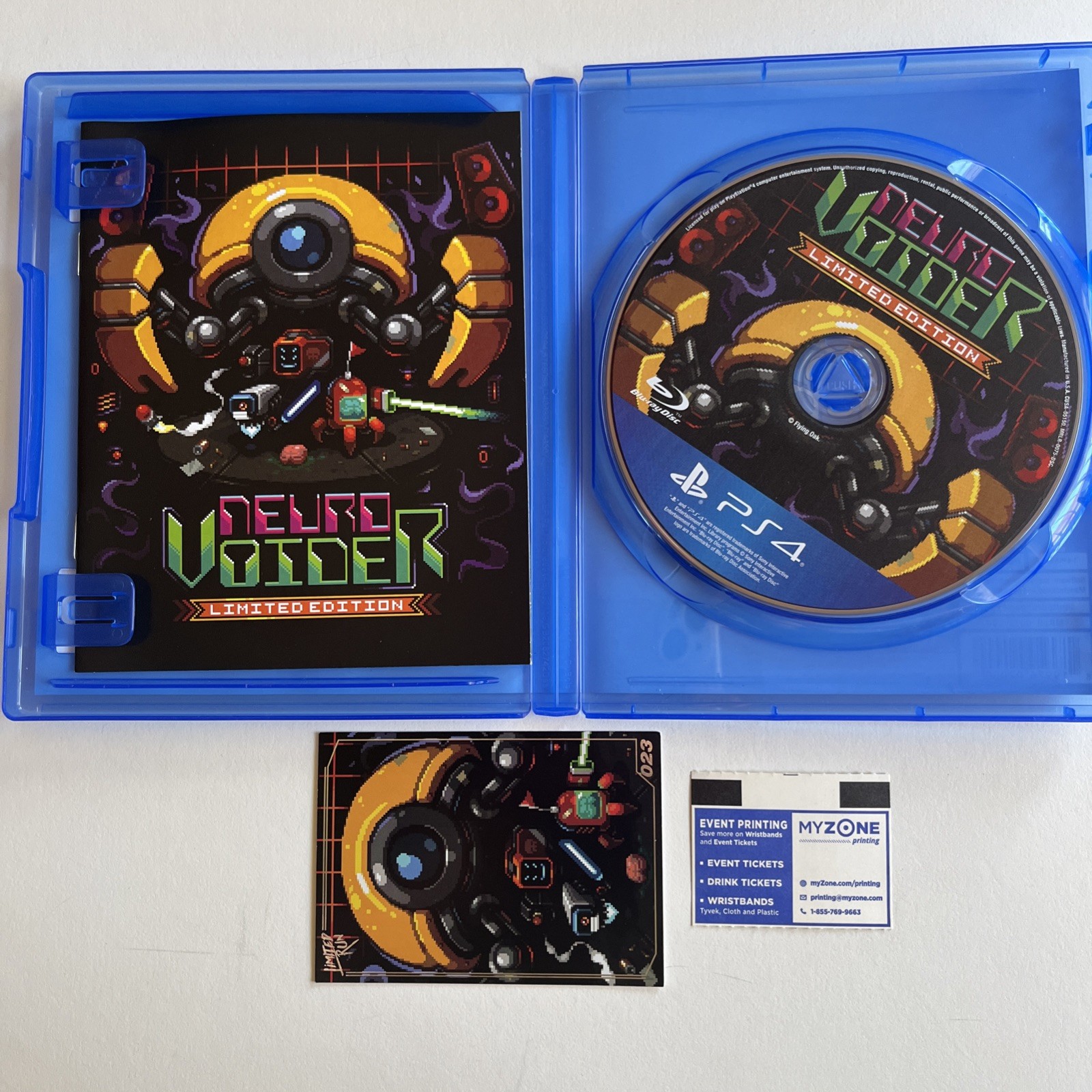 NeuroVoider: Limited Edition Limited Run #75 PS4 – CIB with card and ticket