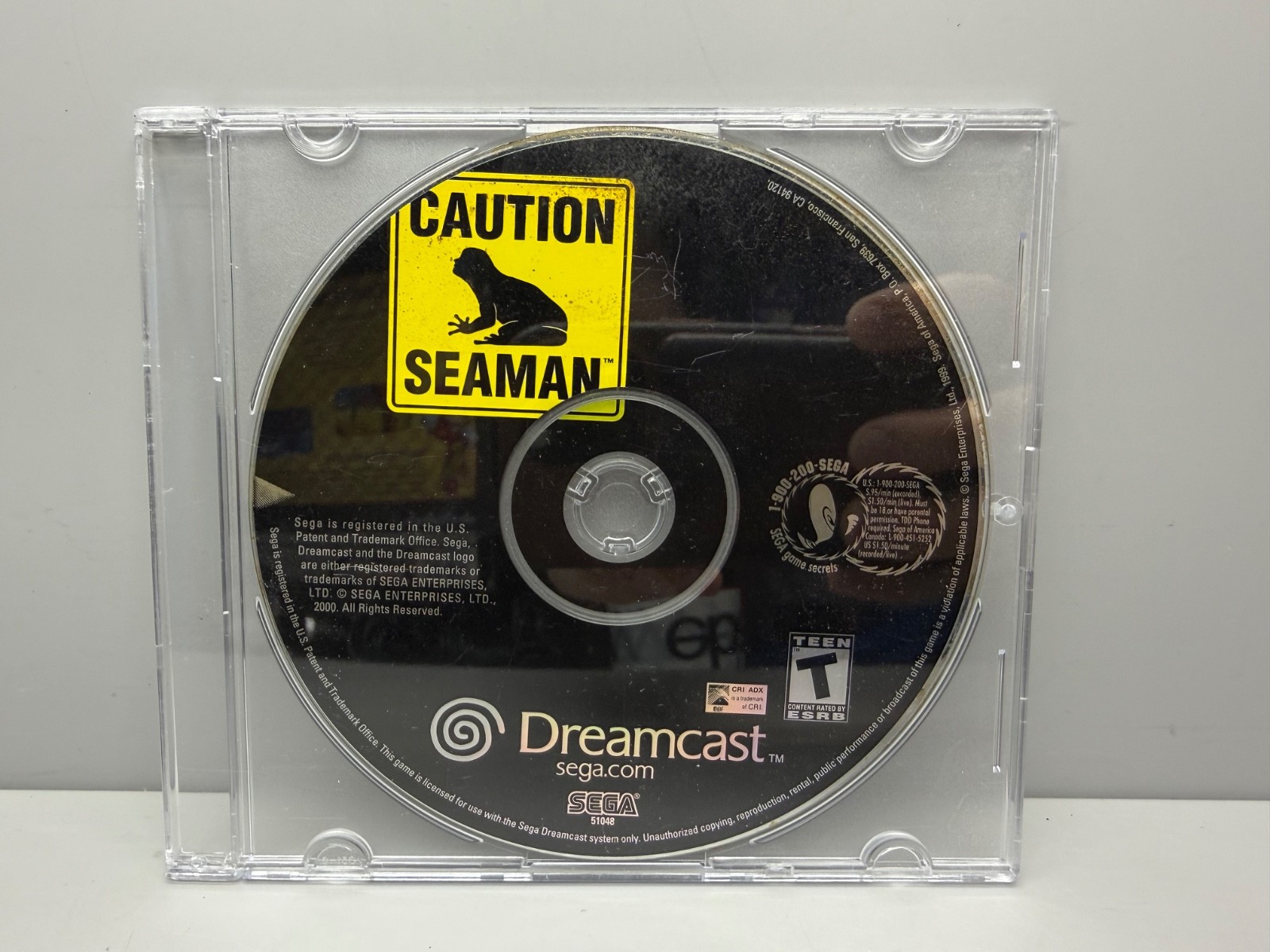 Seaman Dreagmcast DISC ONLY TESTED WORKING