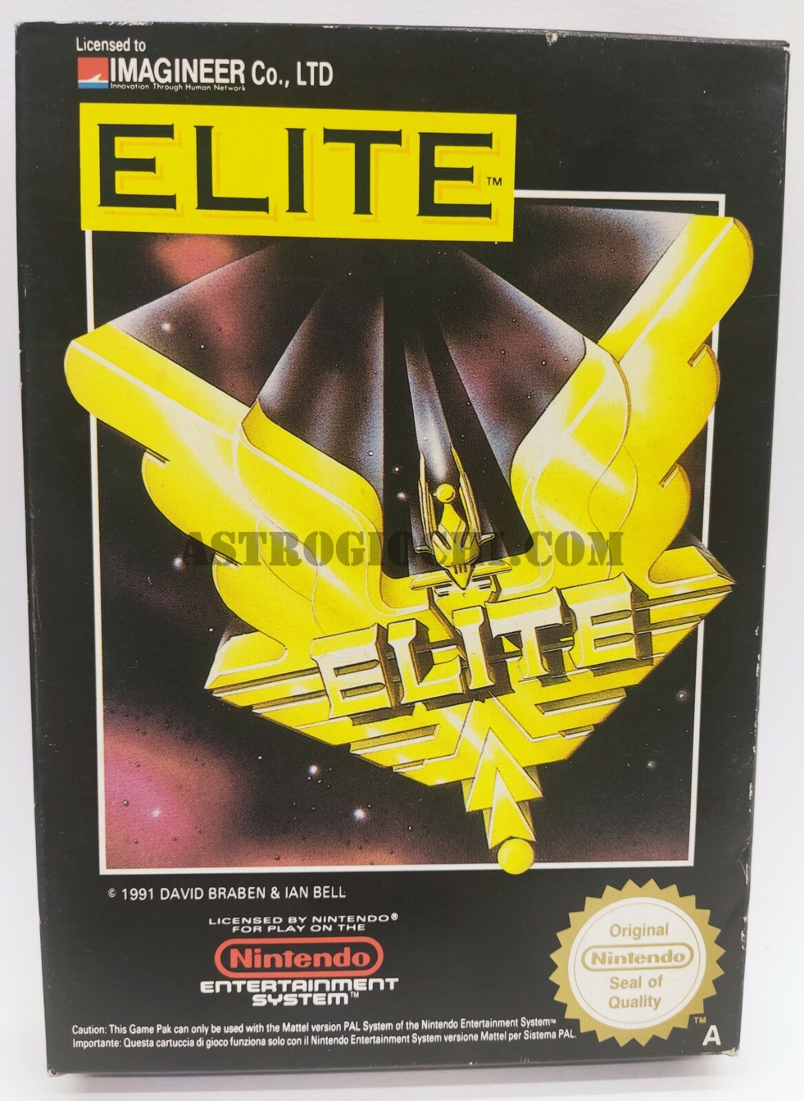 NINTENDO NES ELITE IMAGINEER LTD VINTAGE 1991 RETROGAMES VIDEO GAME GAME NEW