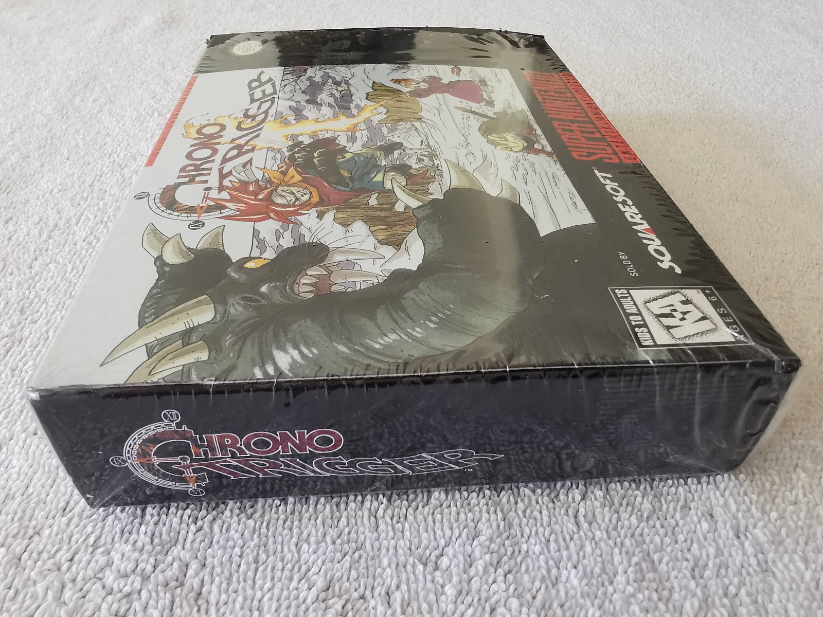 Chrono Trigger Super Nintendo SNES Box Manual Map Poster Not Reg Card SEE VIDEO