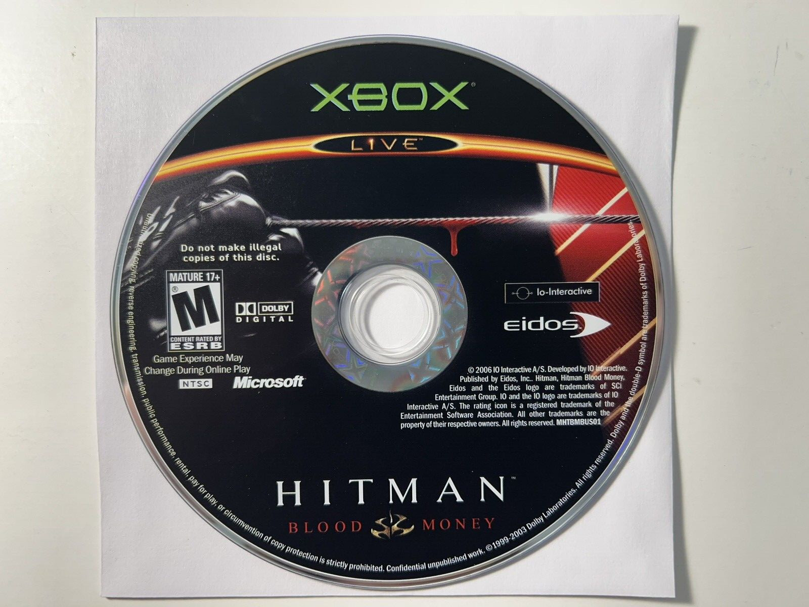Hitman: Blood Money Xbox Game 2006 – Acceptable Condition, Fast Free Shipping