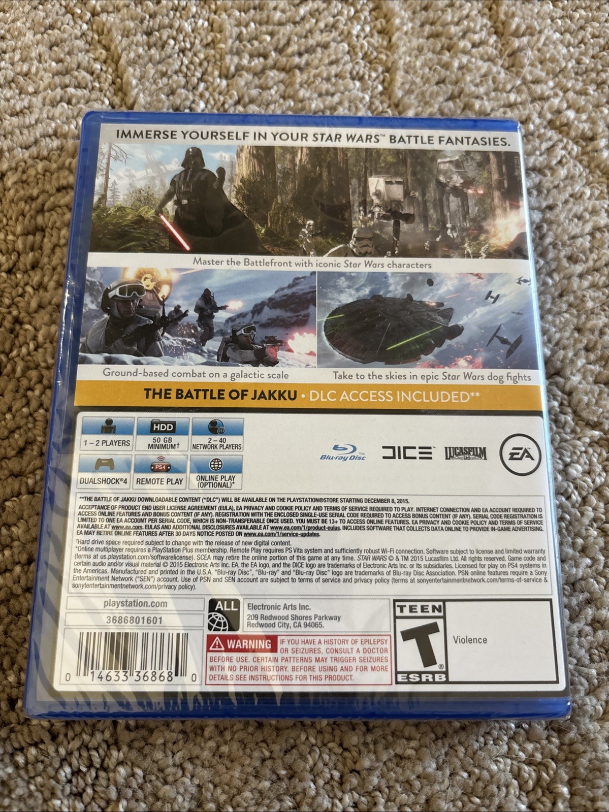 Star Wars: Battlefront (PlayStation 4, 2015)