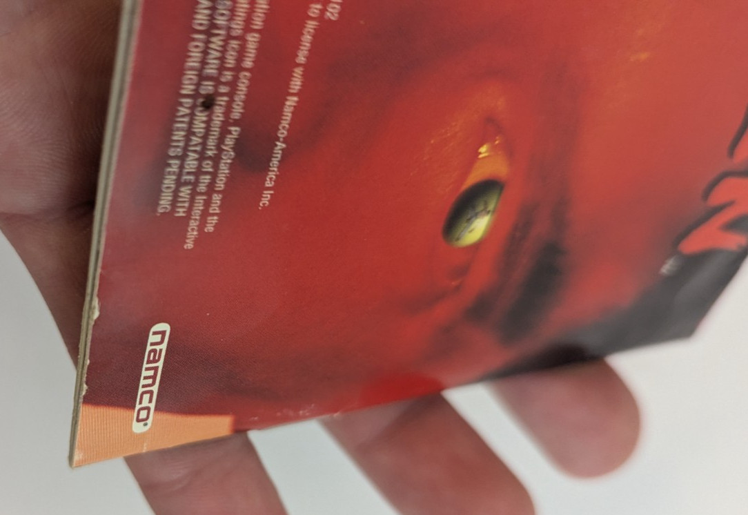 Tekken PlayStation 1 PS1 Black Label Jewel Case Variant Complete READ