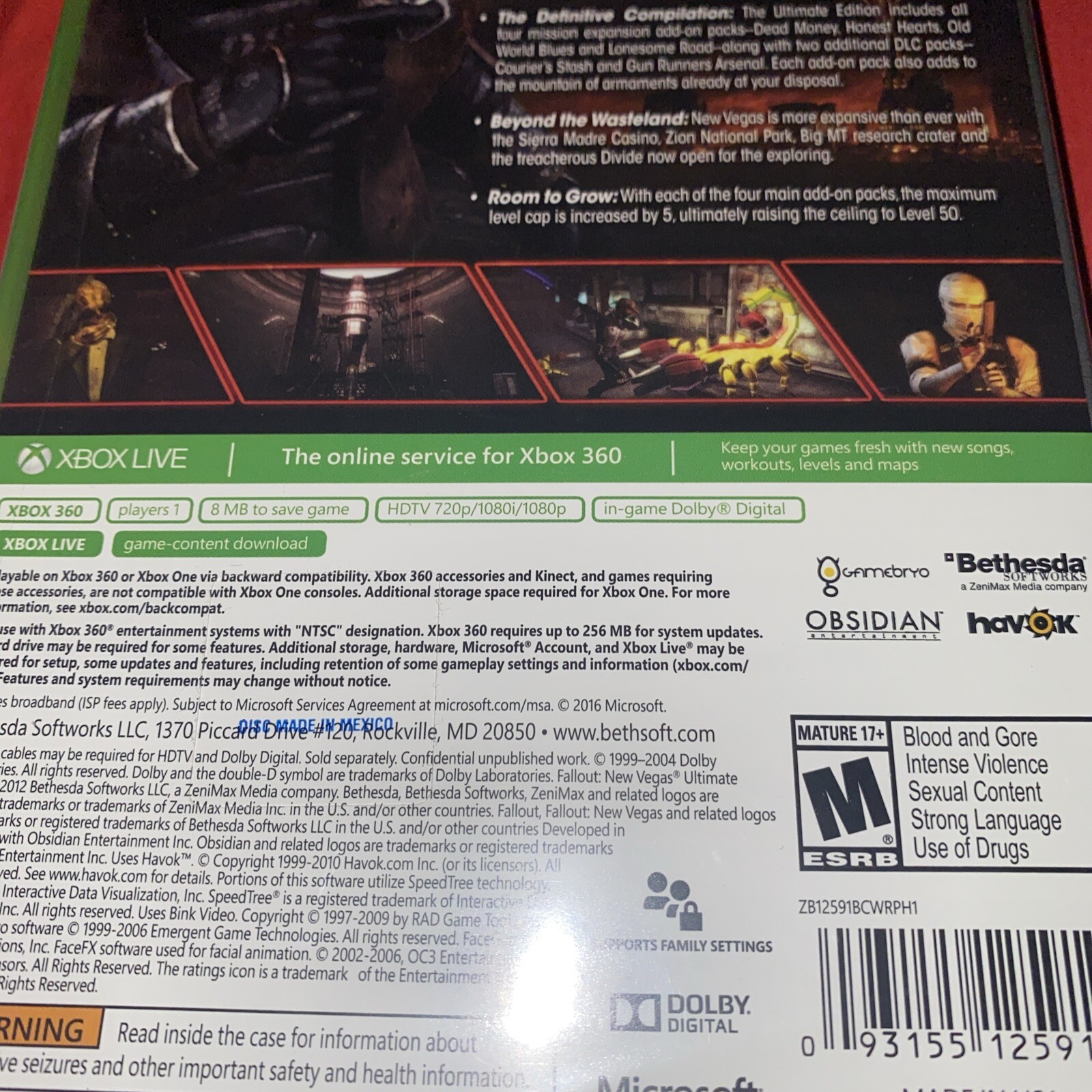 Fallout: New Vegas – Ultimate Edition Xbox 360, Xbox One 2012 Tv Show Video Game
