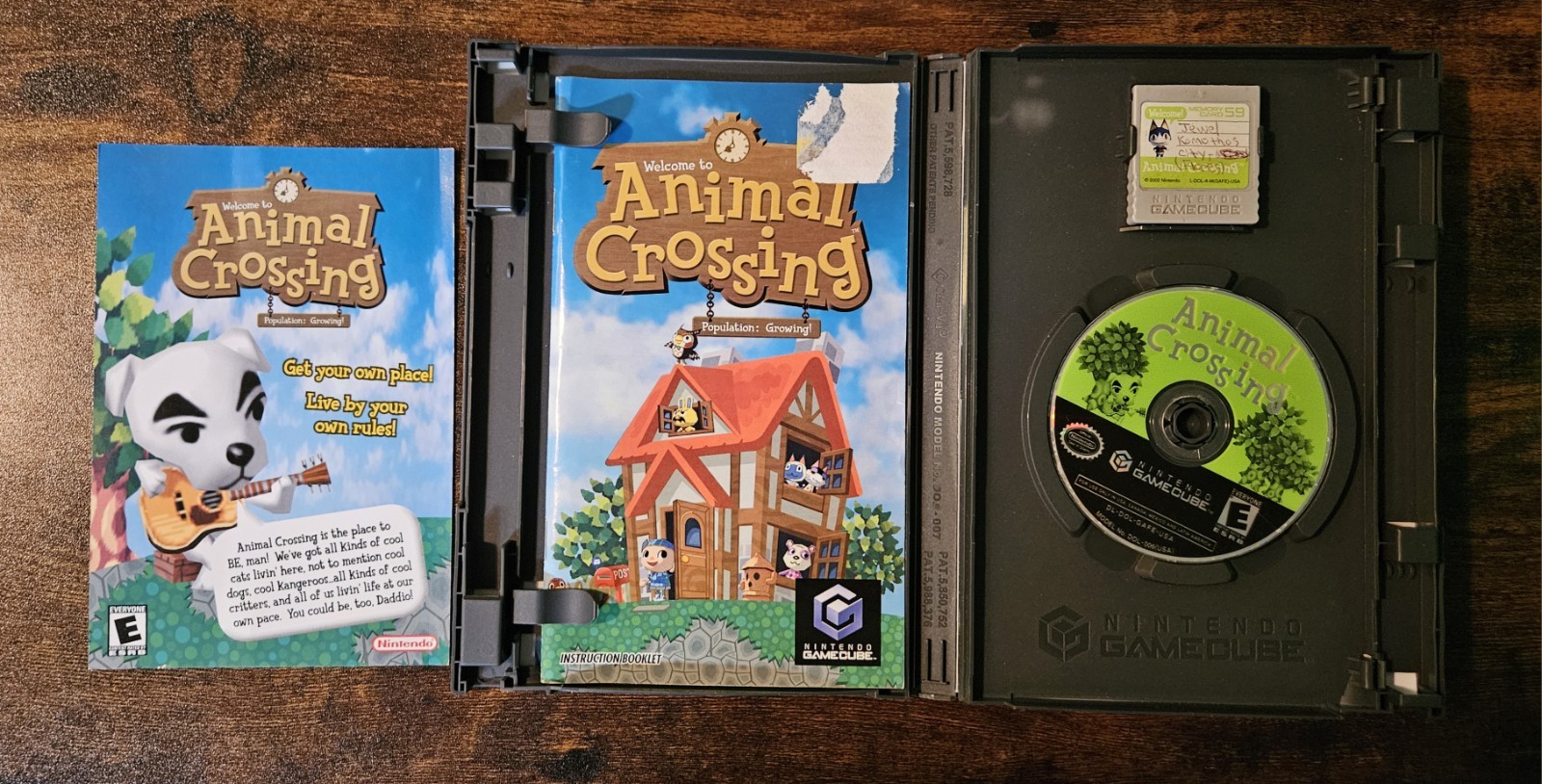 Animal Crossing (Nintendo GameCube, 2002) CIB Tested Working w/ Memory Card