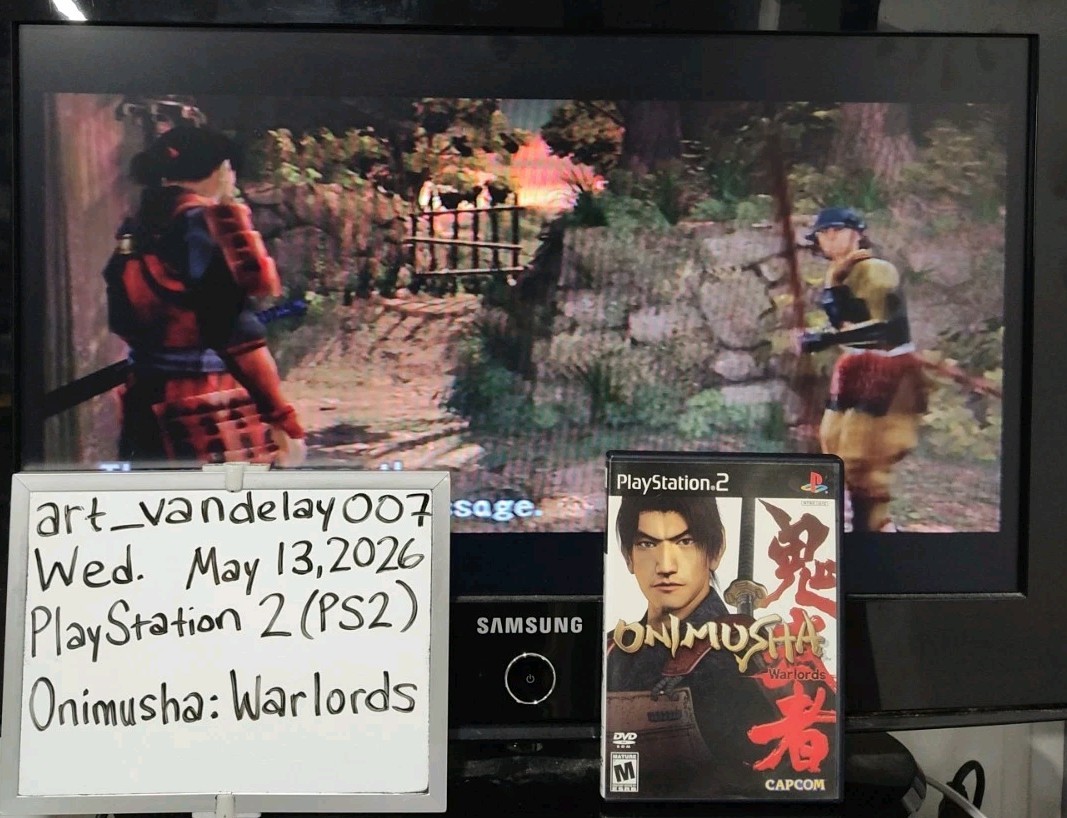Onimusha: Warlords – (PlayStation 2 PS2, 2001) *CIB* VGC* Black Label* Tested!