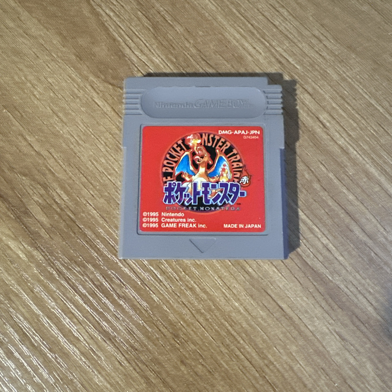 Pocket Monsters Red Pokemon Japanese Game Boy Game – US Seller