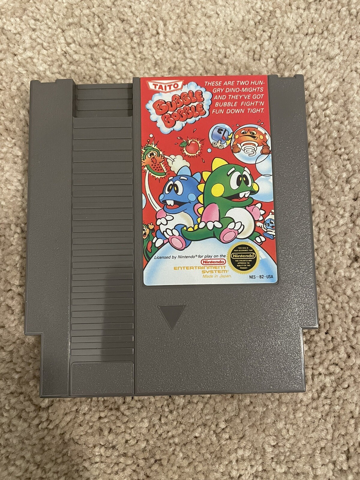 Bubble Bobble (Nintendo NES, 1988) Tested Fast Shipping