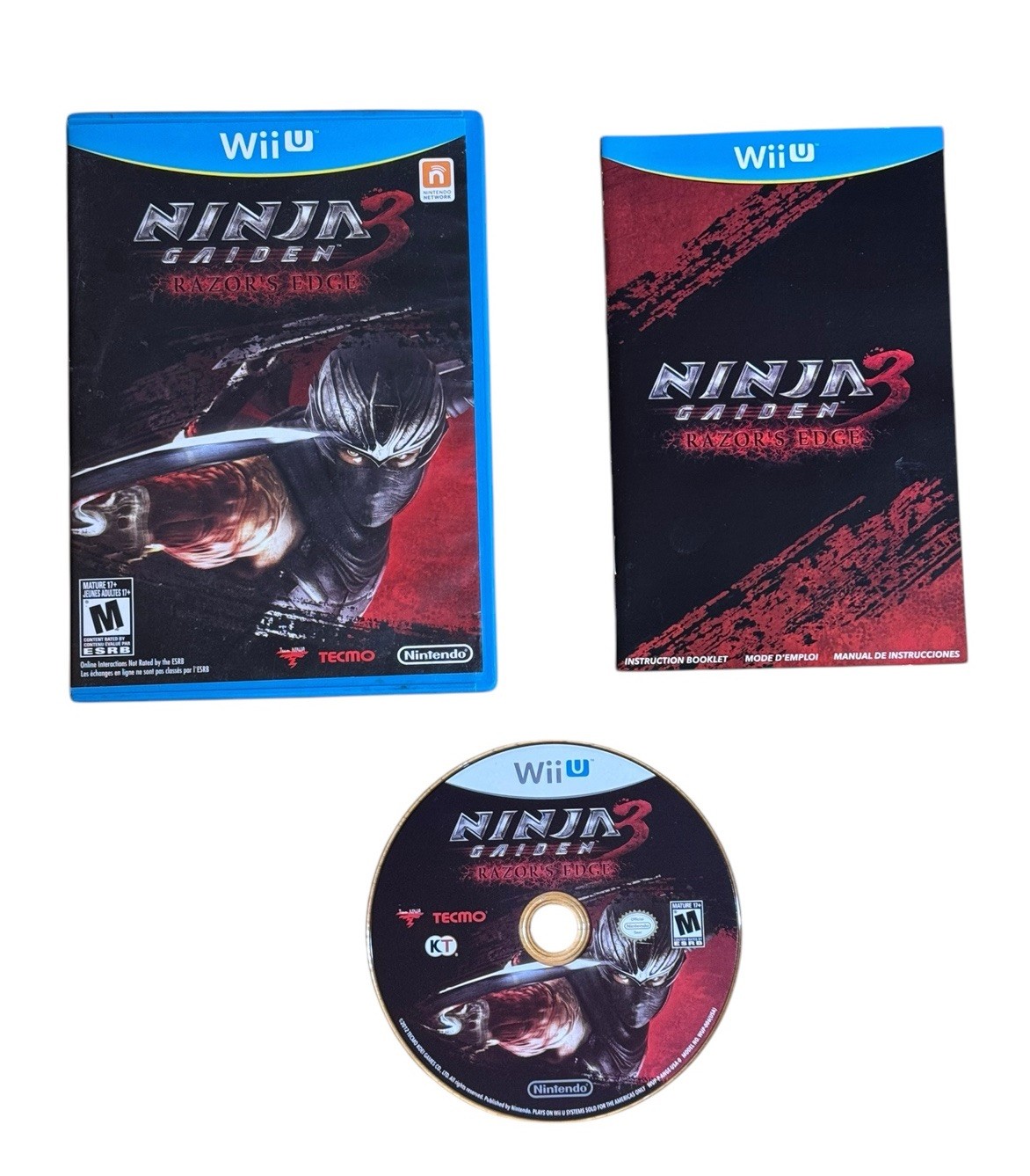 Nintendo Wii U Ninja Gaiden 3: Razor’s Edge Video Game