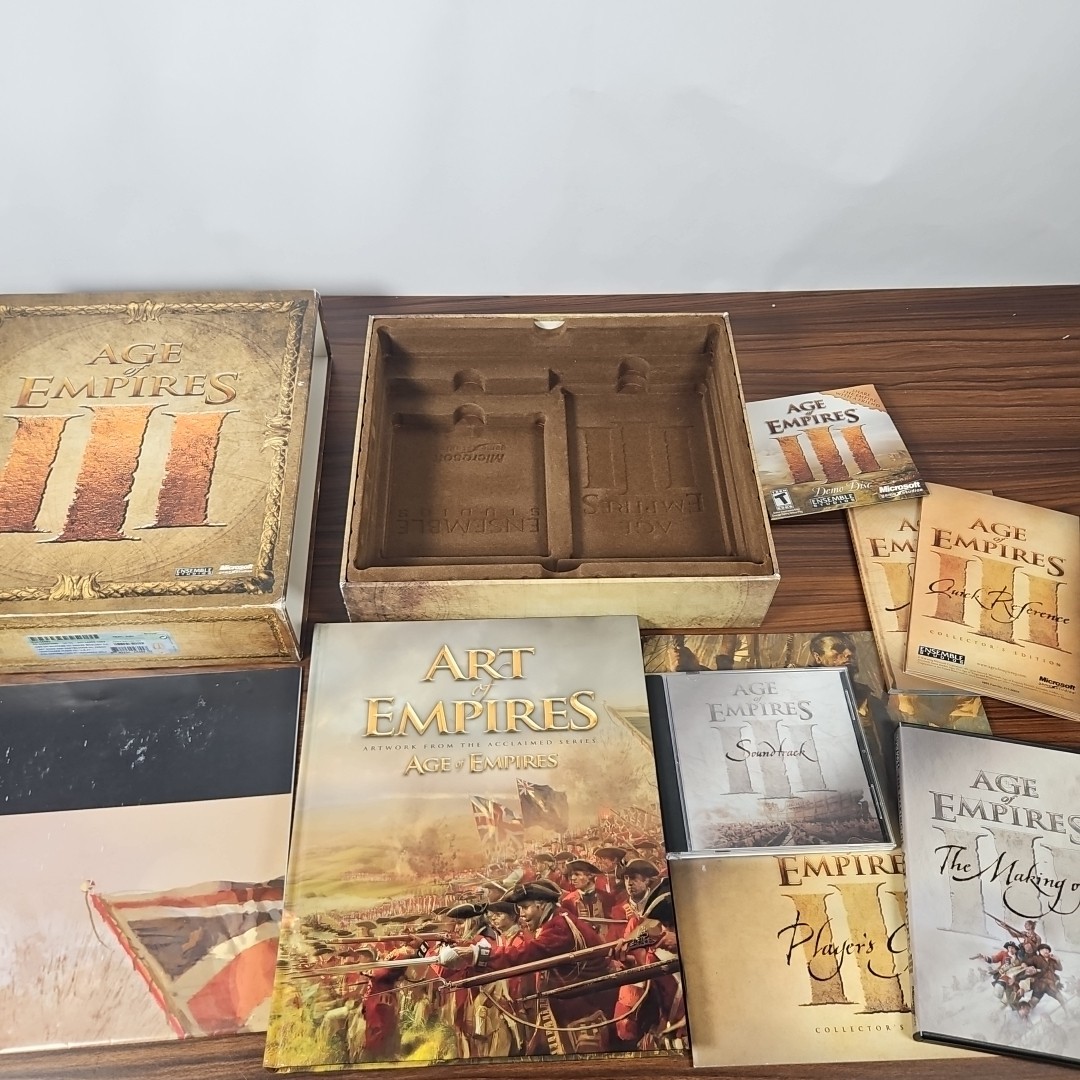 Age of Empires III: Collector’s Edition (PC CD-Rom, 2005) Big box, NO GAME DISC