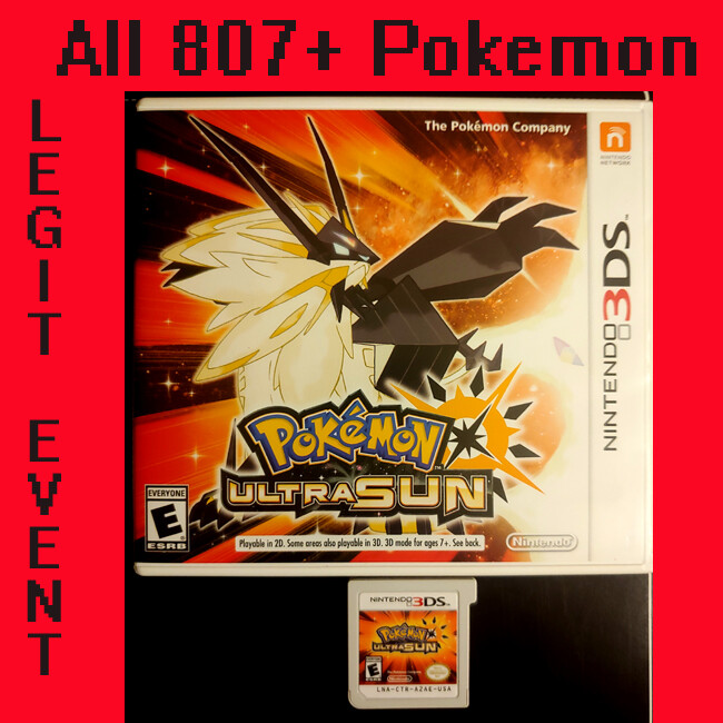 Pokemon Ultra Sun Loaded With All 807 Shiny Pokemon & 100+ Legit Event Unlocked