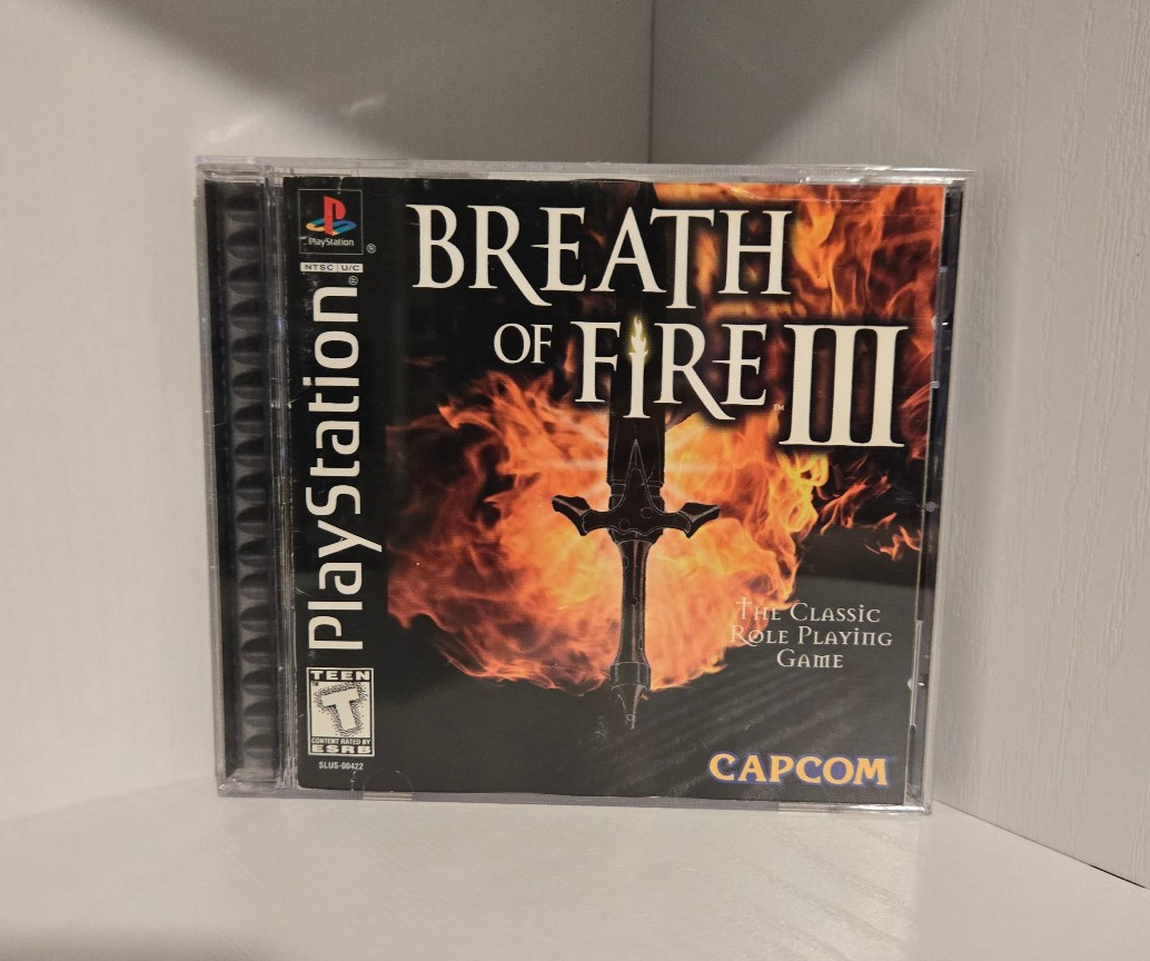 Breath of Fire III 3 (PS1) Complete CIB + Registration Card-Black Label – Tested