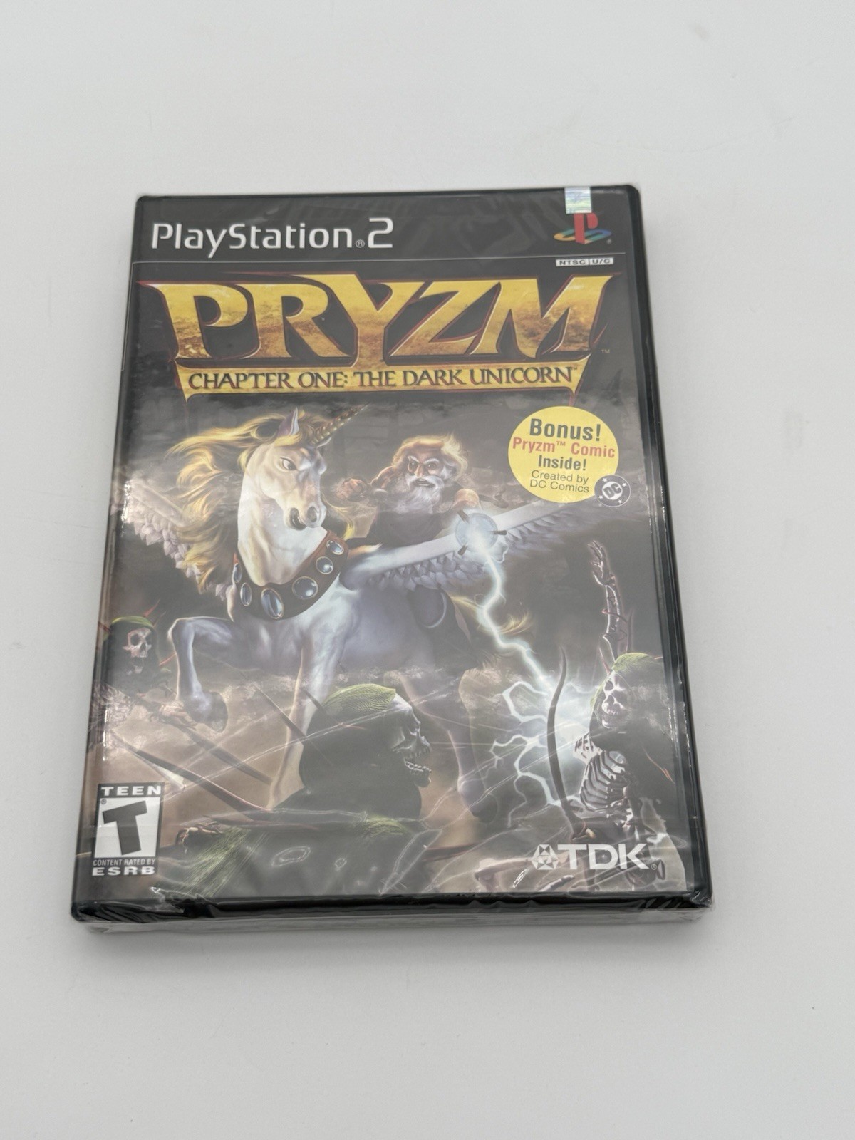 PS2 Pryzm Chapter One The Dark Unicorn. New and Sealed. Black Label.