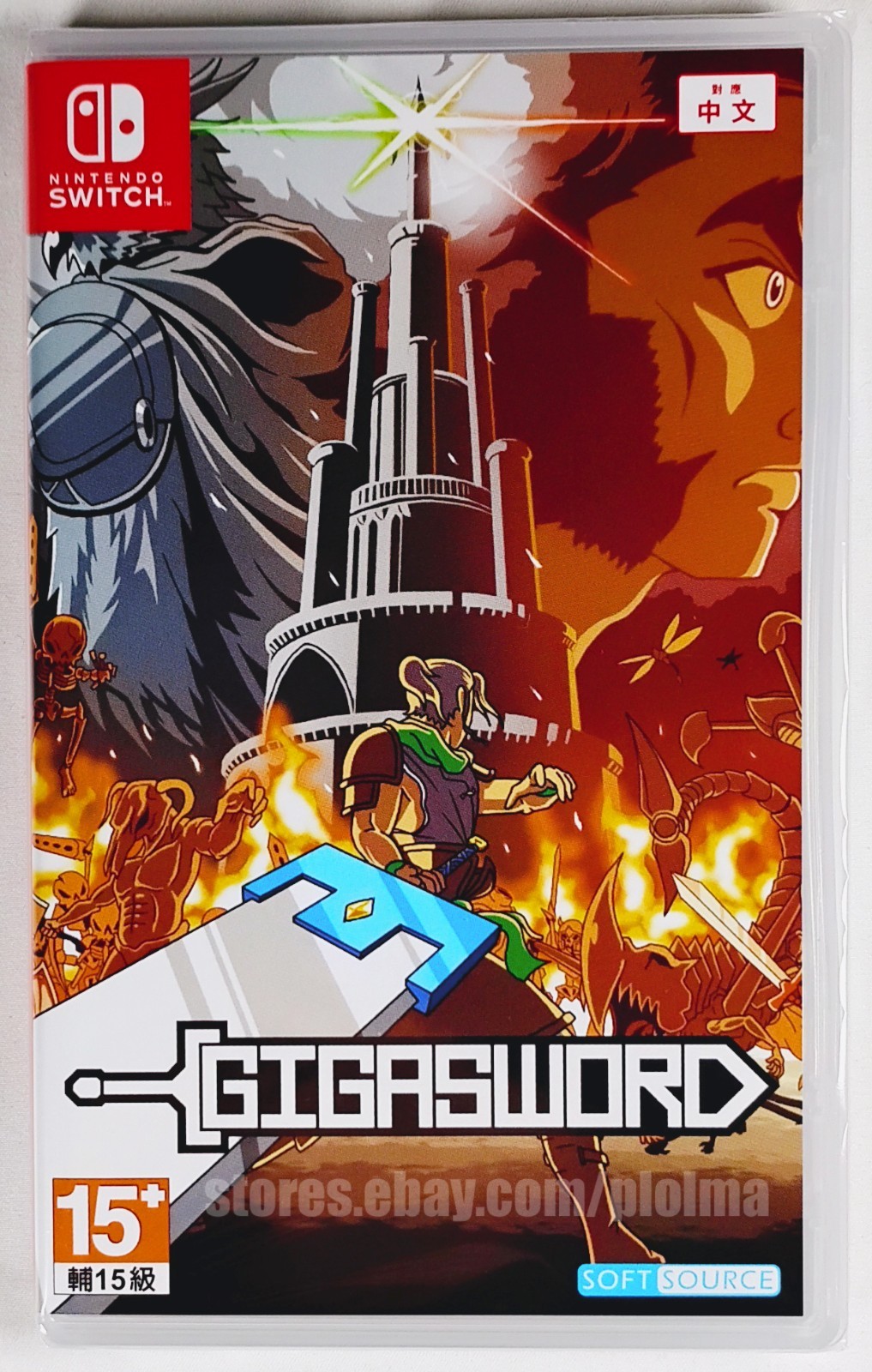 GIGASWORD Brand New NINTENDO SWITCH Game ASIAN Release, US Seller Giga Sword