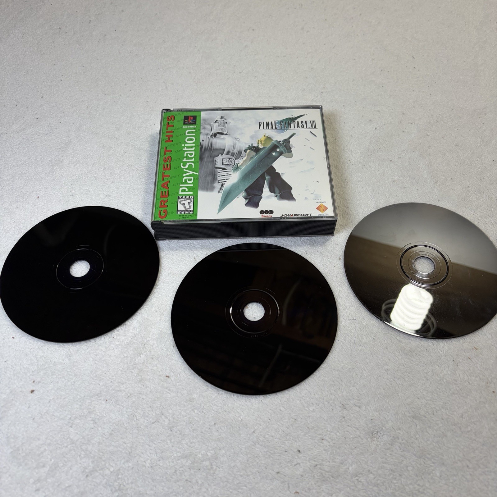 Final Fantasy VII VIII IX PlayStation 1 PS1 Games Lot SquareSoft RPG Collection