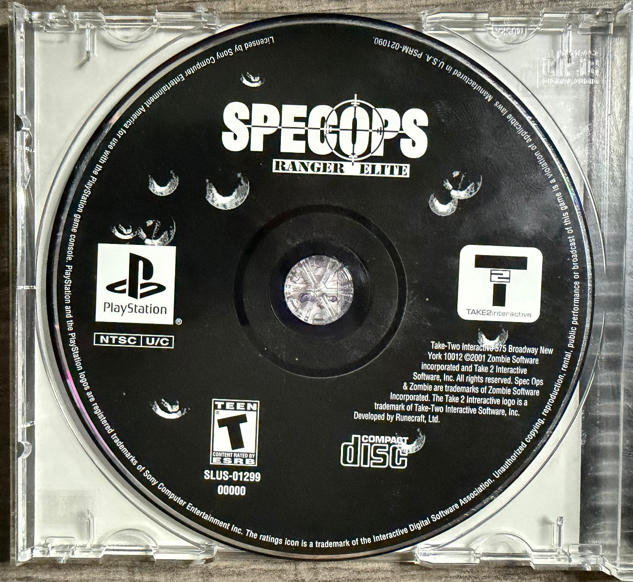Spec Ops-Ranger Elite (DISC ONLY) – Sony PS1 – Take2 Interactive – Acceptable Co