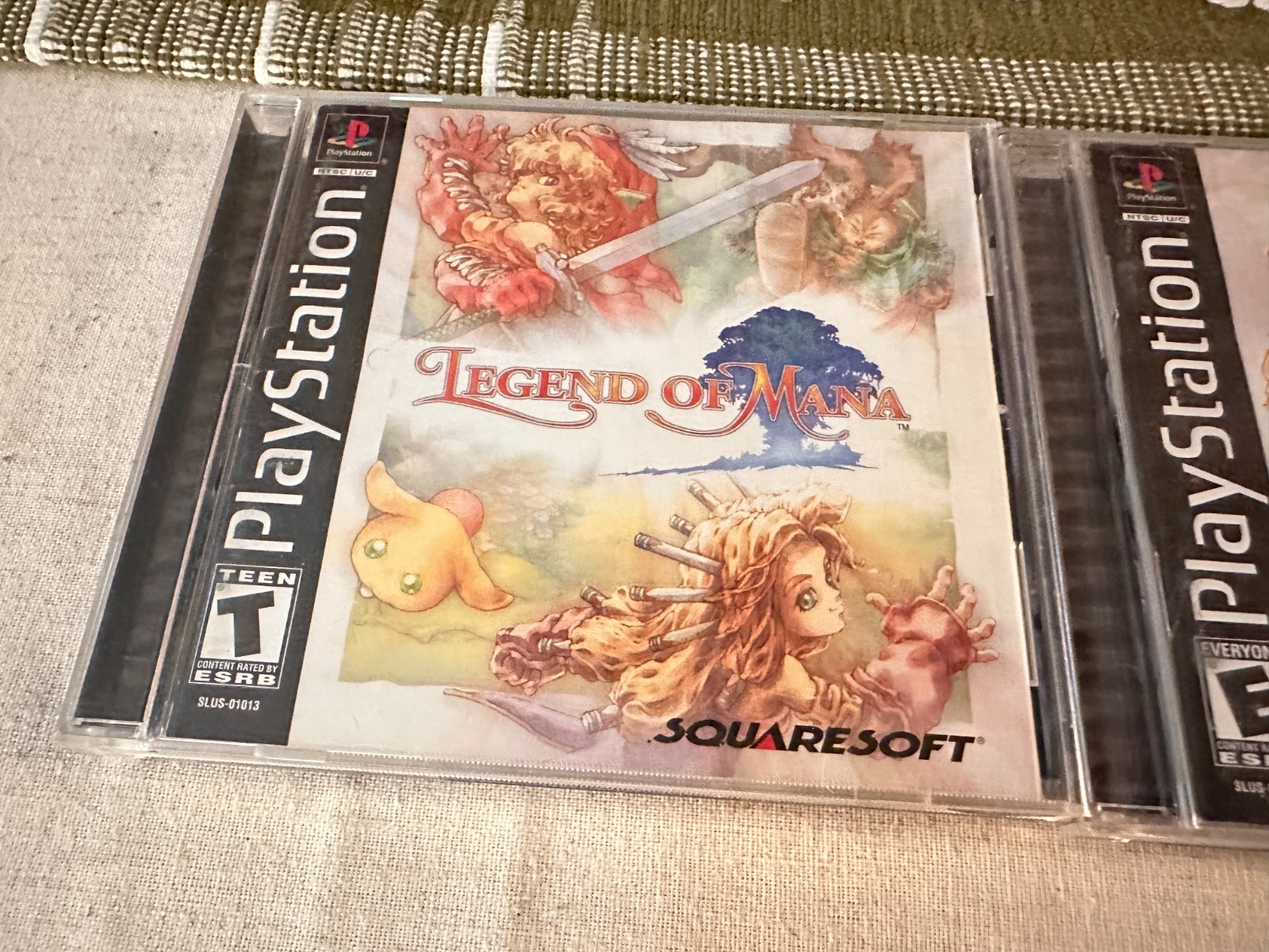 Legend of Mana Threads of Fate Chrono Cross PlayStation 1 – CIB Lot – Rare trio!