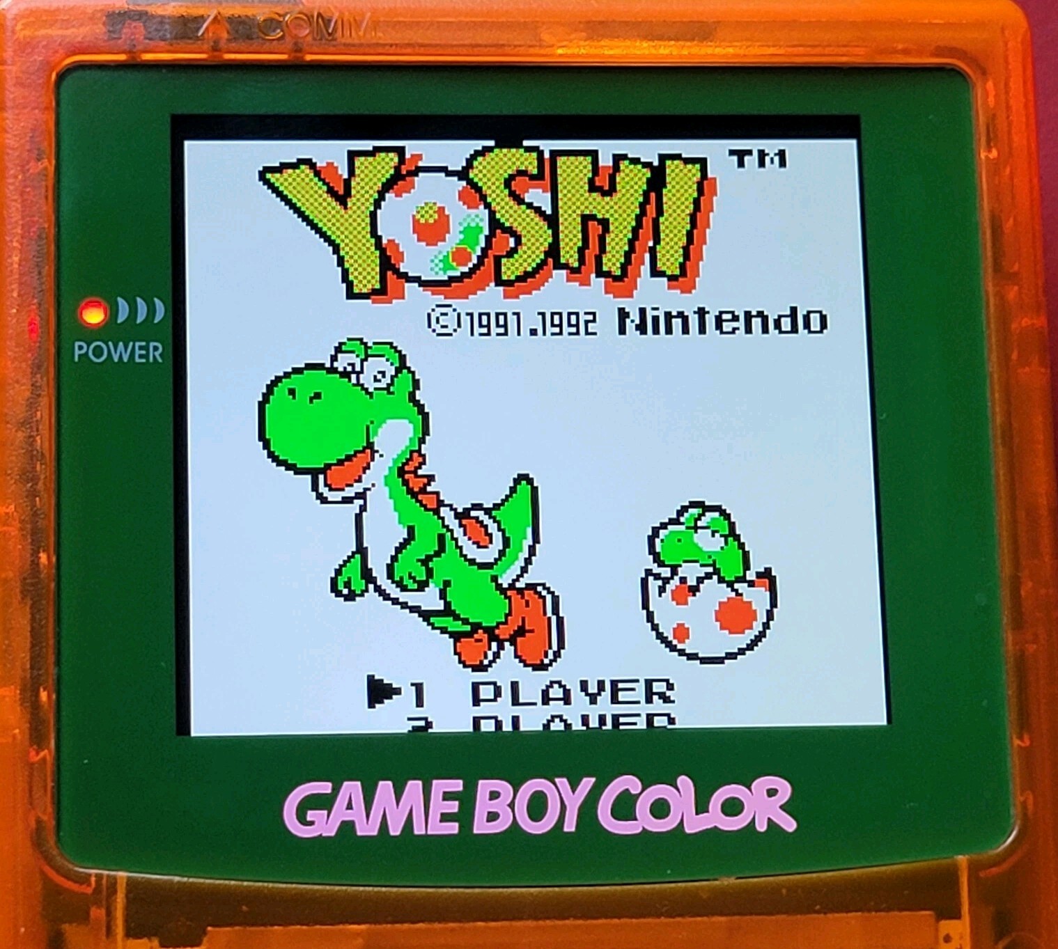 Yoshi Nintendo Game Boy Original Authentic Cleaned Tested