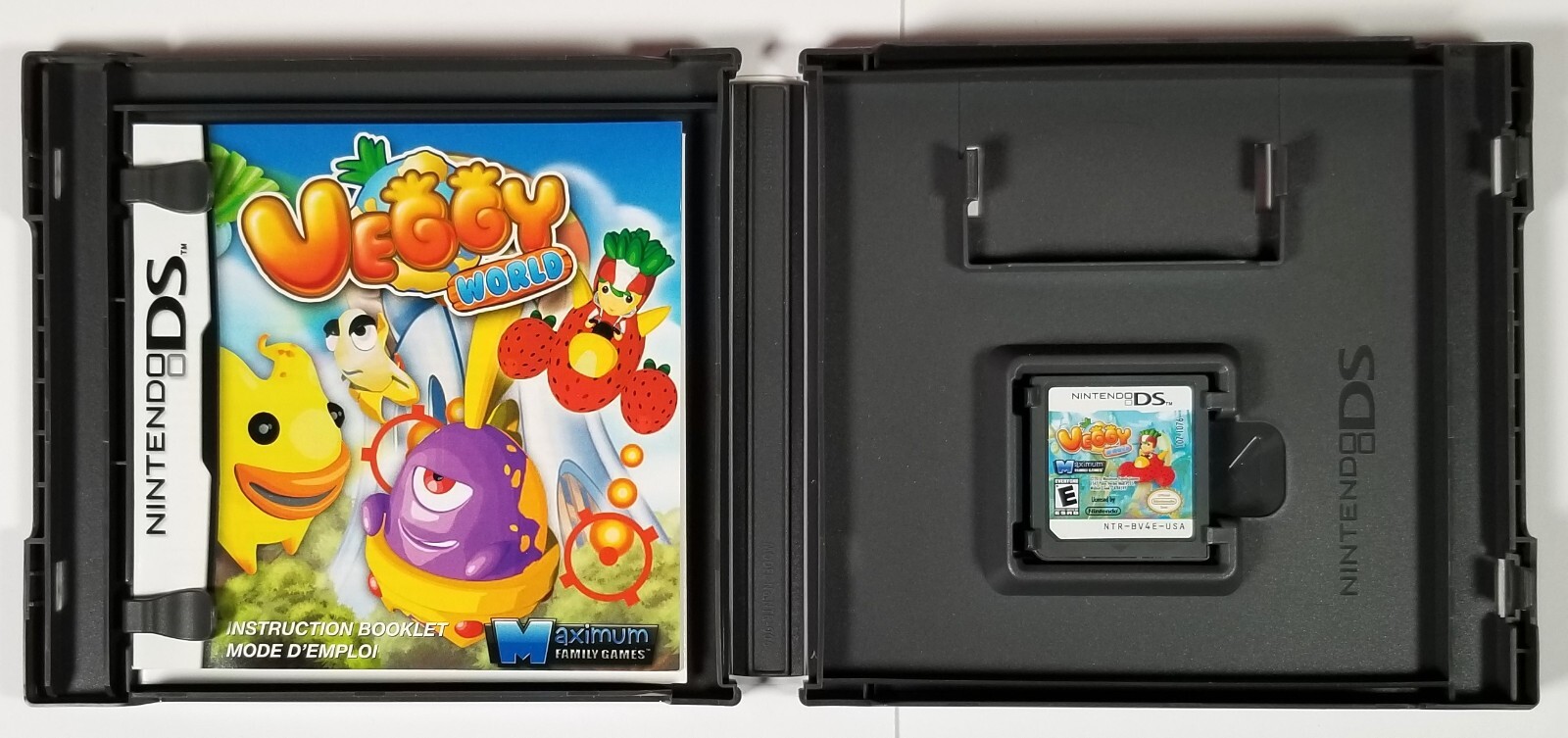 Veggy World (Nintendo DS, 2004) Complete CIB Tested Authentic RARE Shoot ‘Em Up