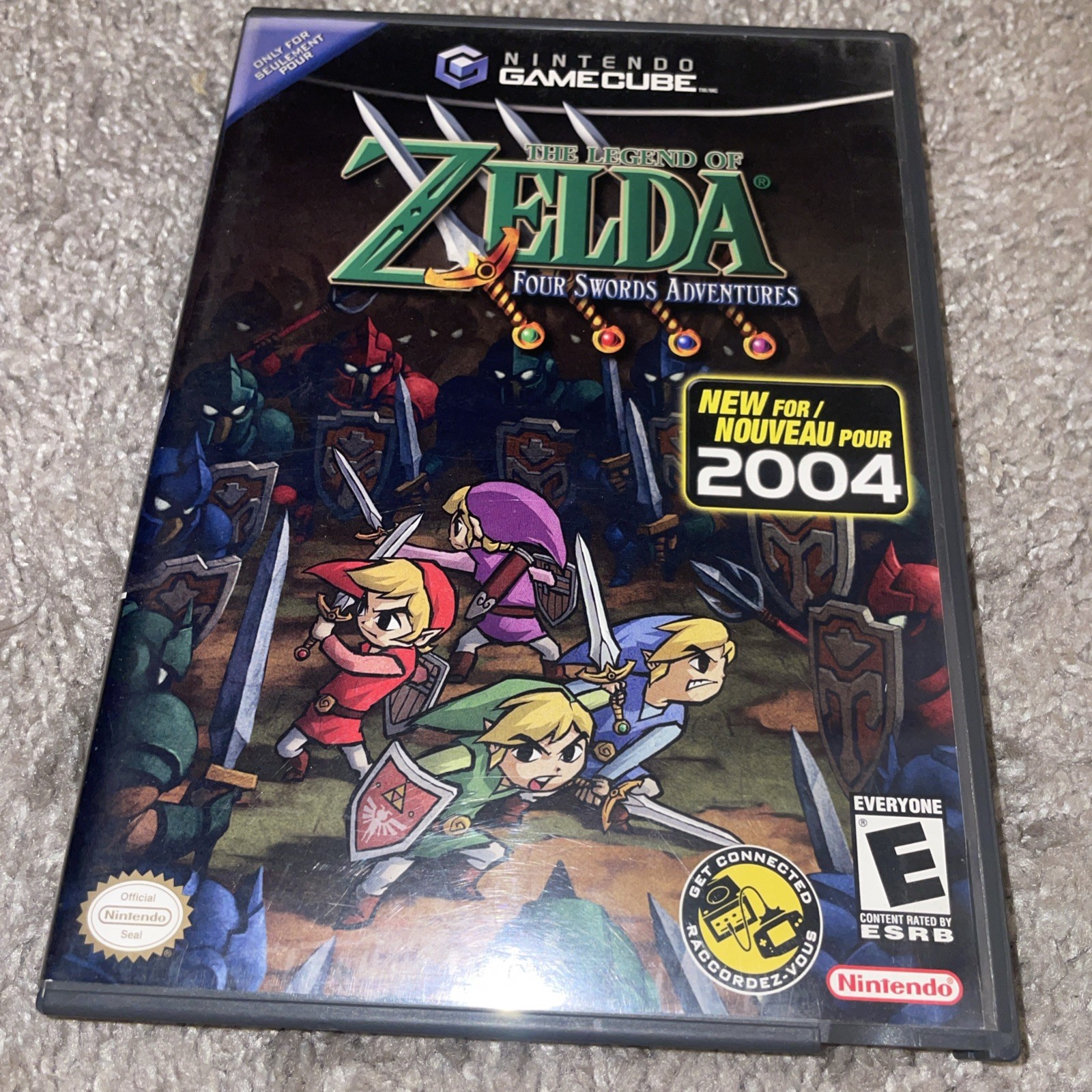 The Legend of Zelda: The Four Swords (Nintendo GameCube) No Manual